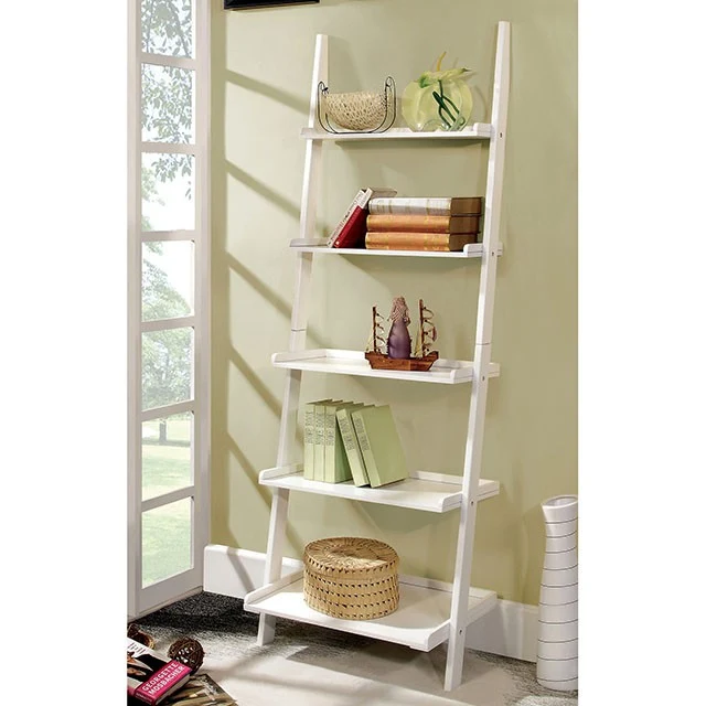 Sion White Ladder Shelf - Image 2
