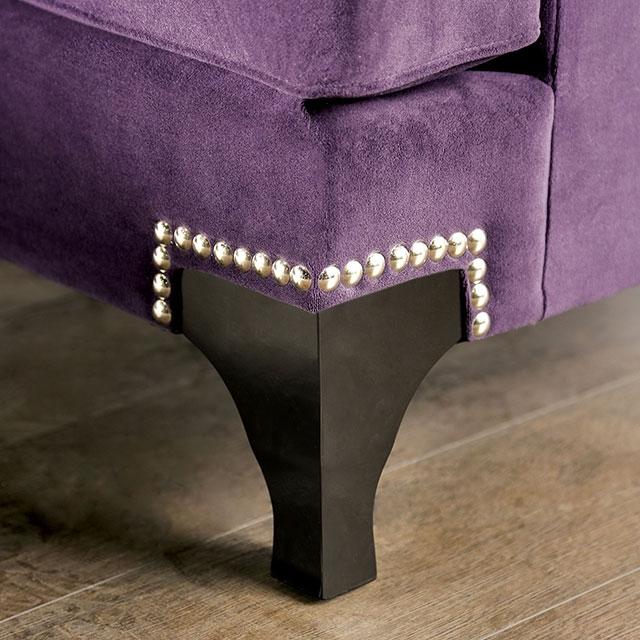 Sisseton Purple Sofa - Image 6