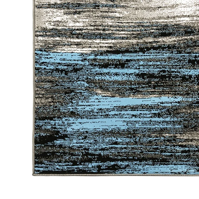 Sivas Area Rug Black and Blue - Image 3