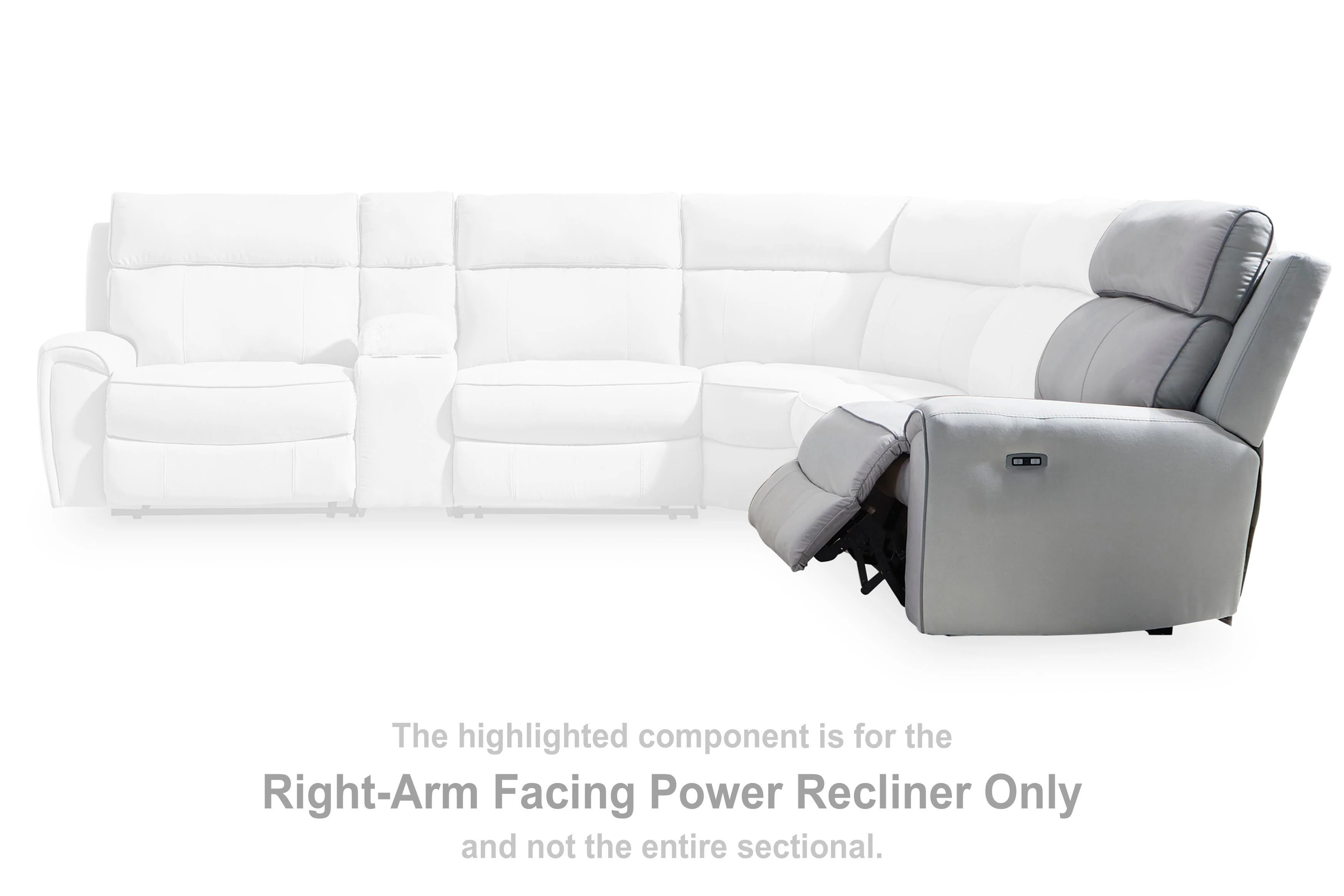Social Pointe Reclining Sectional with Storage Consoles - Image 12