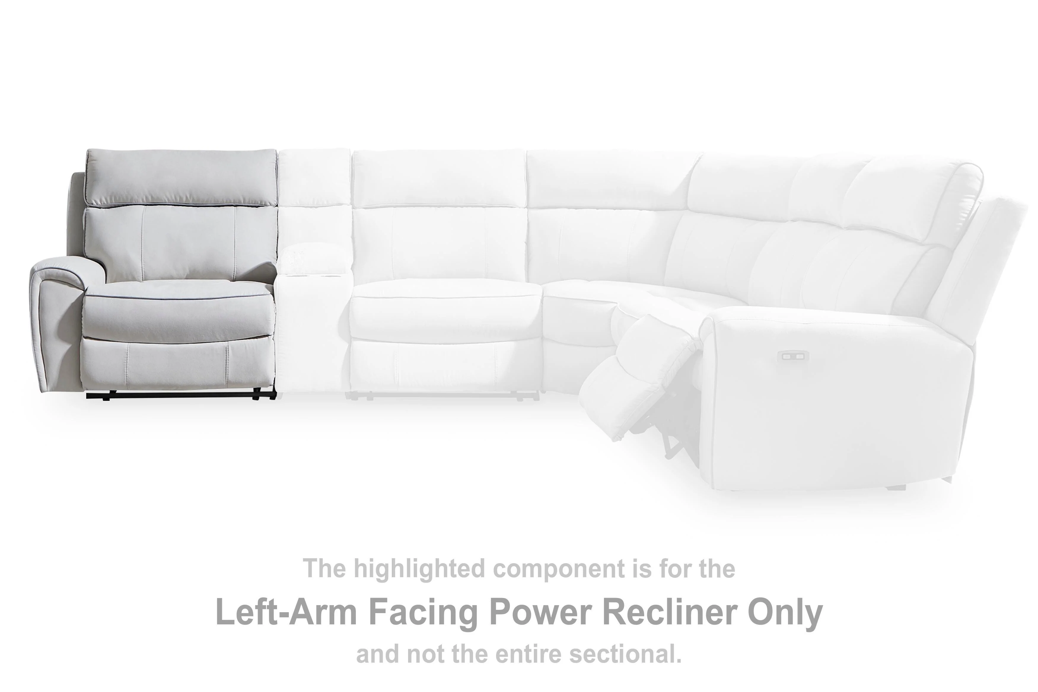 Social Pointe Reclining Sectional with Storage Consoles - Image 9