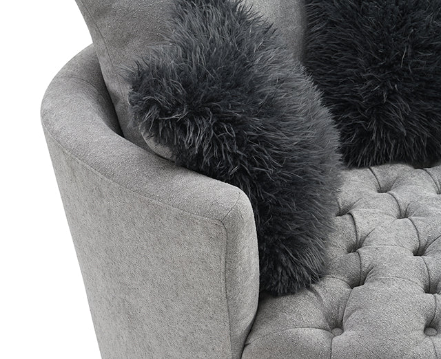 Sofi Button Tufted Swivel Chair - Image 9