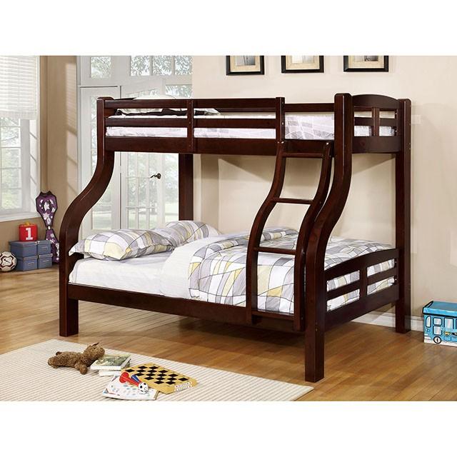 Solpine Espresso Twin/Full Bunk Bed - Image 2