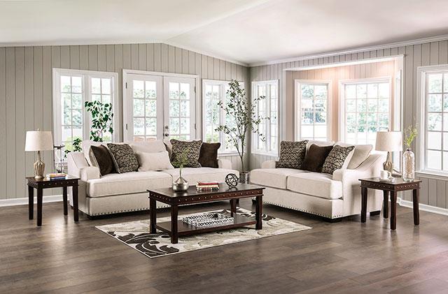 SONORA Loveseat, Beige - Image 2