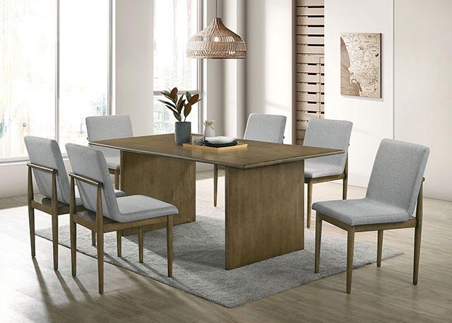 ST GALLEN Dining Table, Natural Tone/Light Gray - Image 2
