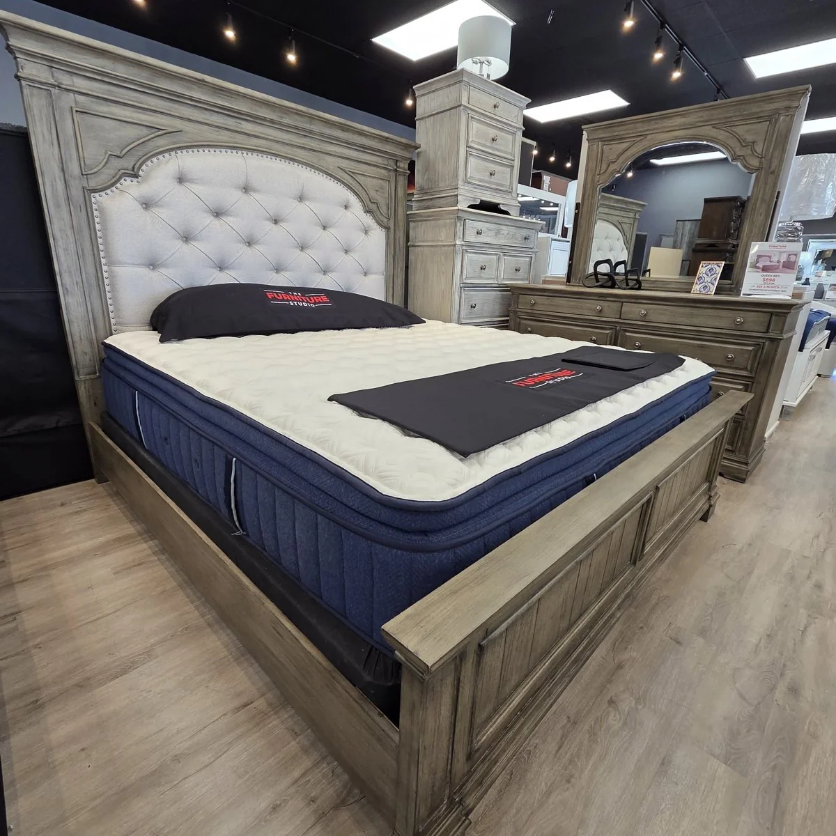 Stearns & Foster Kirkland Pillowtop Mattress - White Top