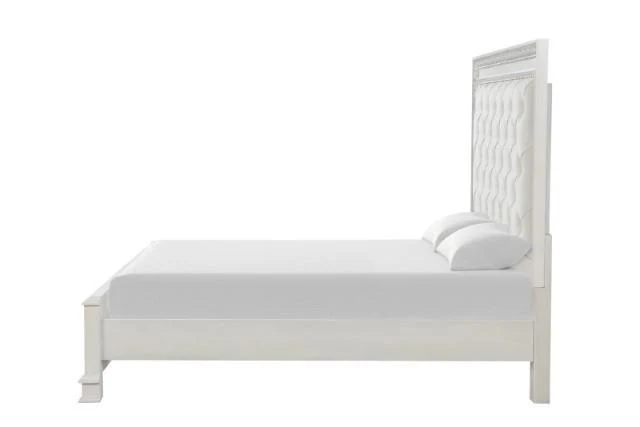 Stella Mia Bed White & White - Image 8