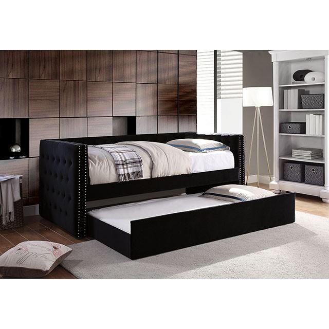 Susanna Black Daybed w/ Trundle, Black - Image 2