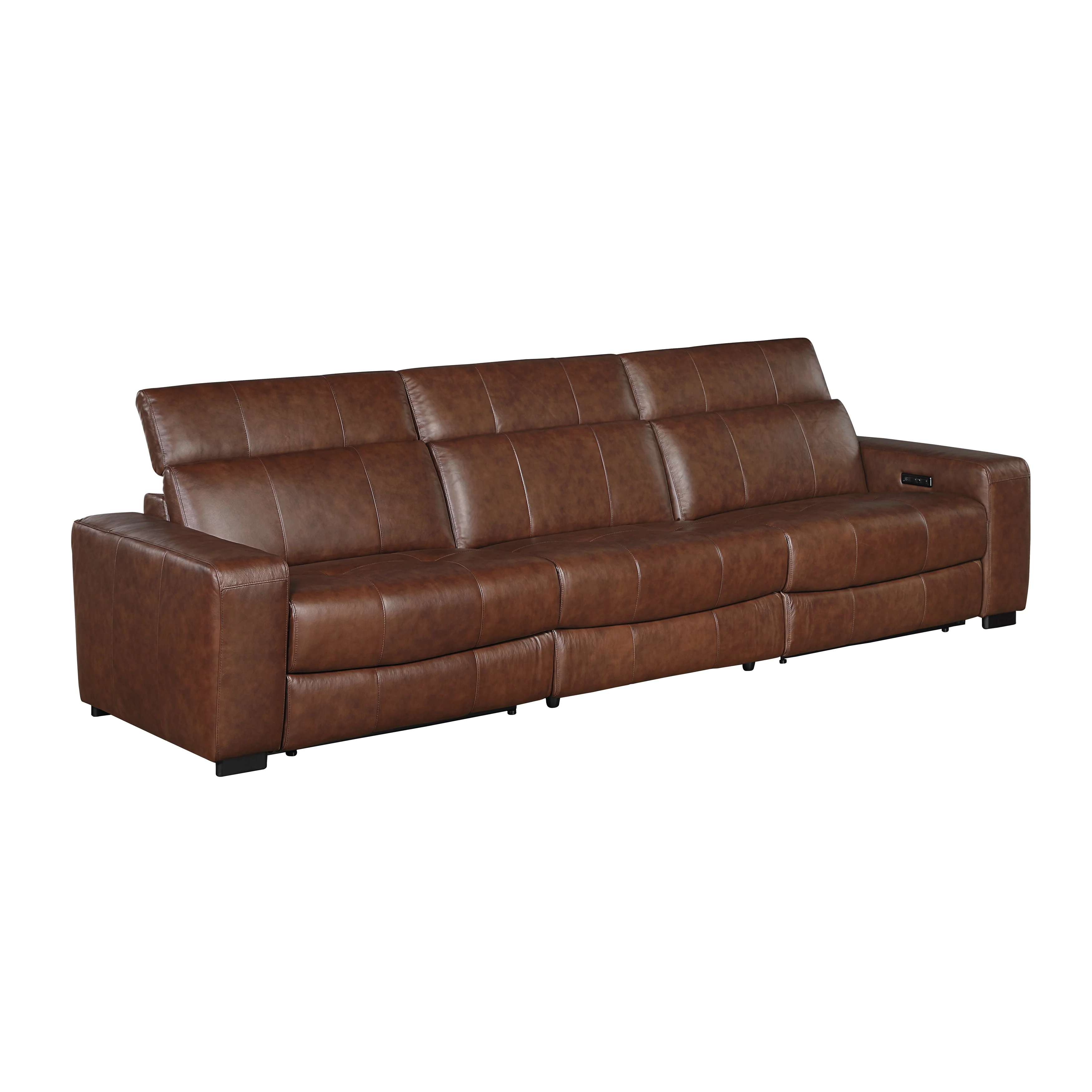 Sutton power Double Reclining Sofa With Power Headrests And Charging Ports - Image 3