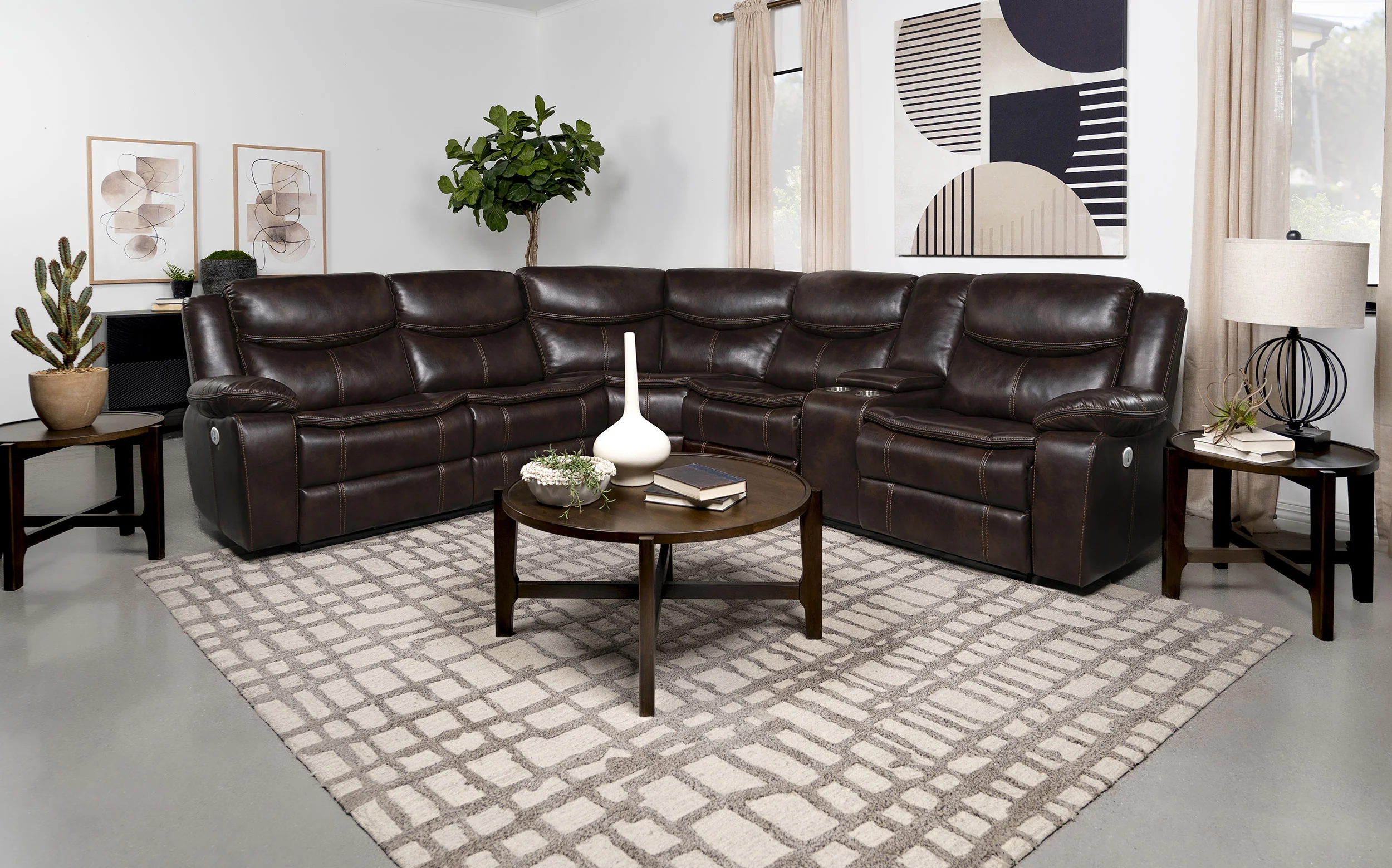 Sycamore Power Reclining Sectional Sofa - Image 2