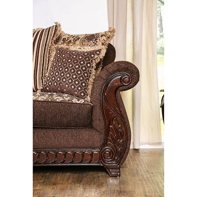 Tabitha Sofa Brown - Image 4