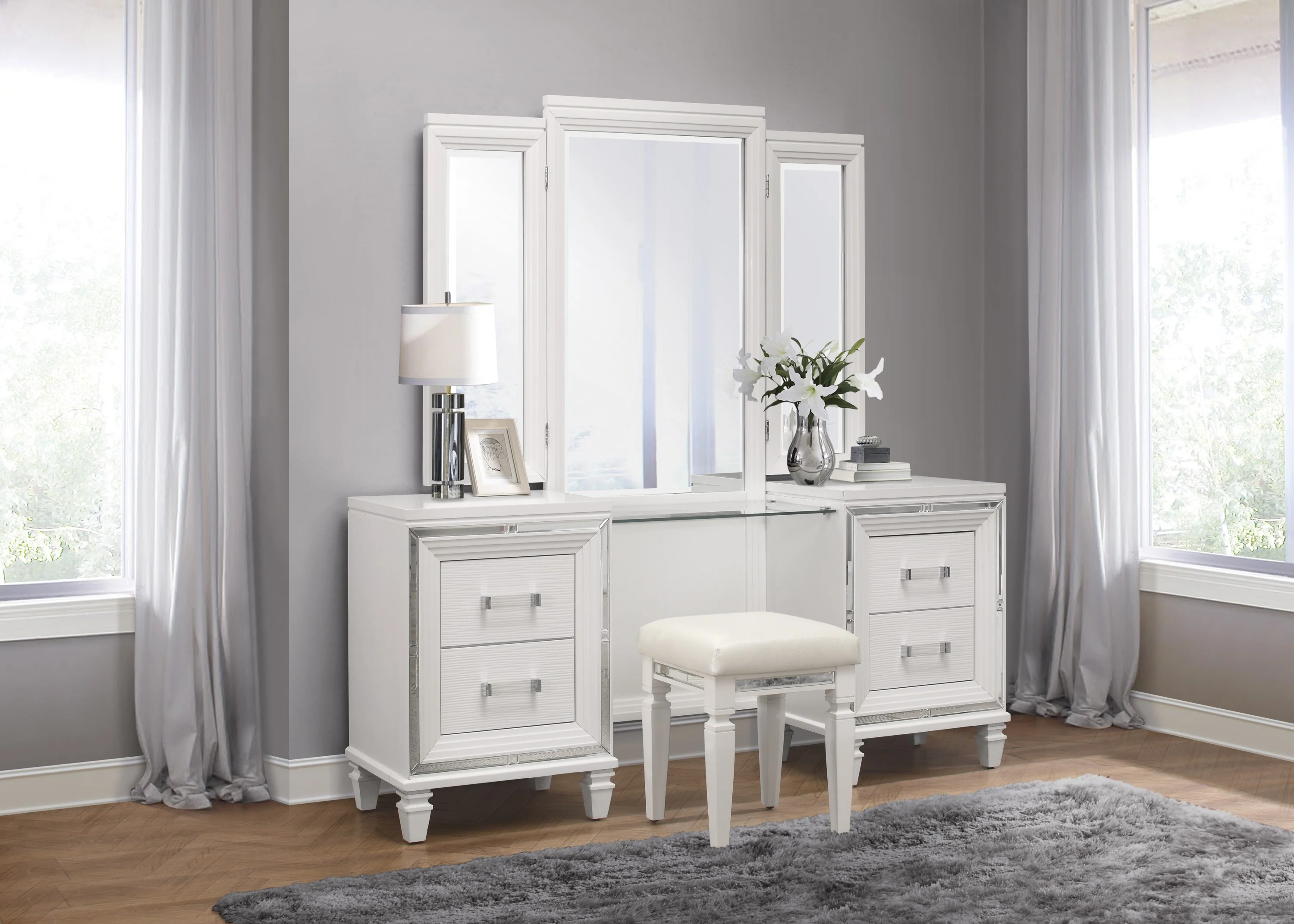 Tamsin Vanity Stool - Image 2