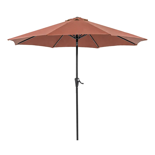 Tano 9' Outdoor Umbrella + 21" Round Base - Image 2