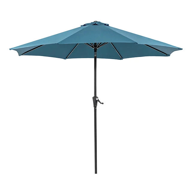 Tano 9' Outdoor Umbrella + 21" Round Base - Image 2