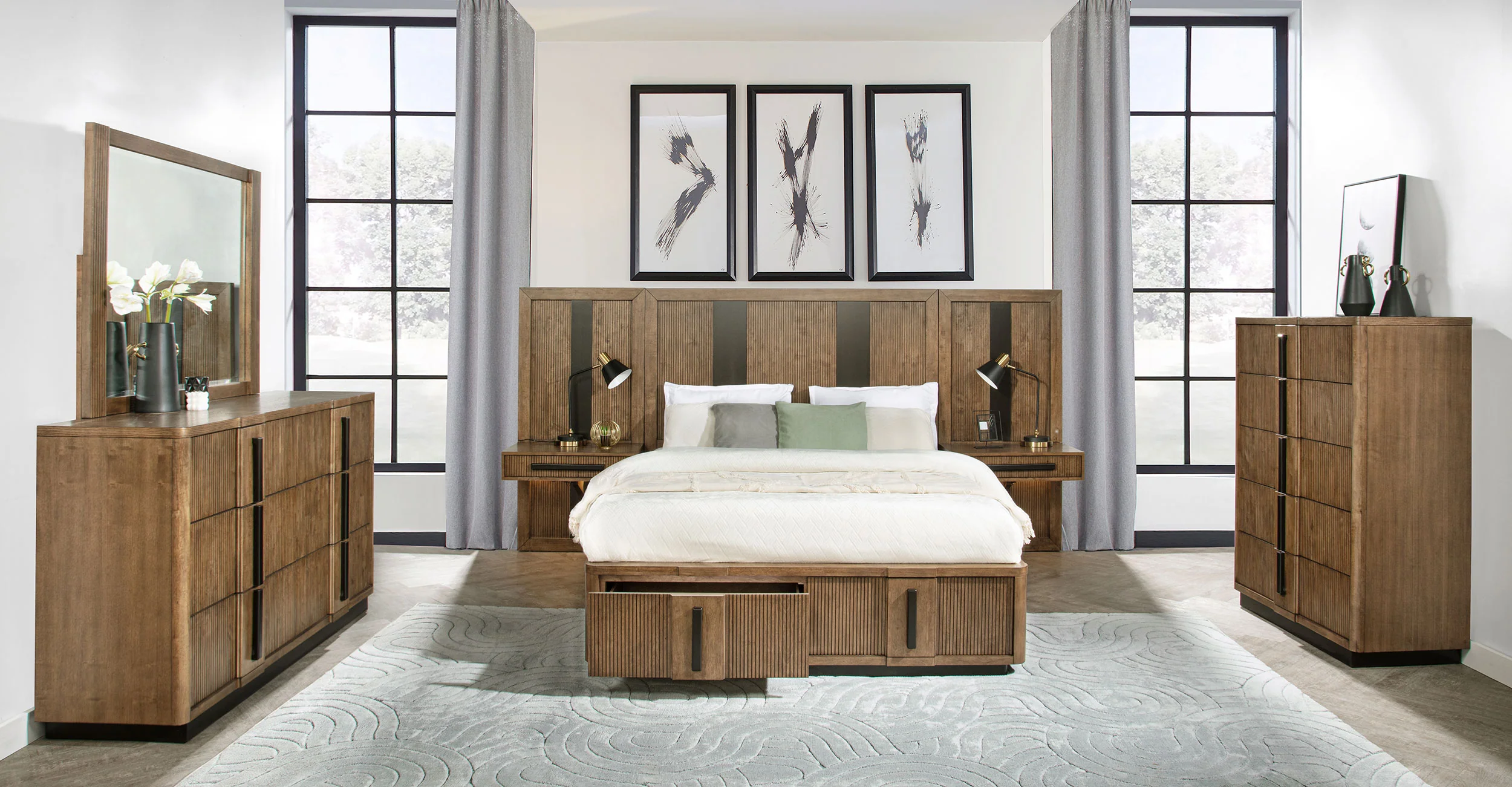 Terrace Panel Platform Storage Bed - Image 9