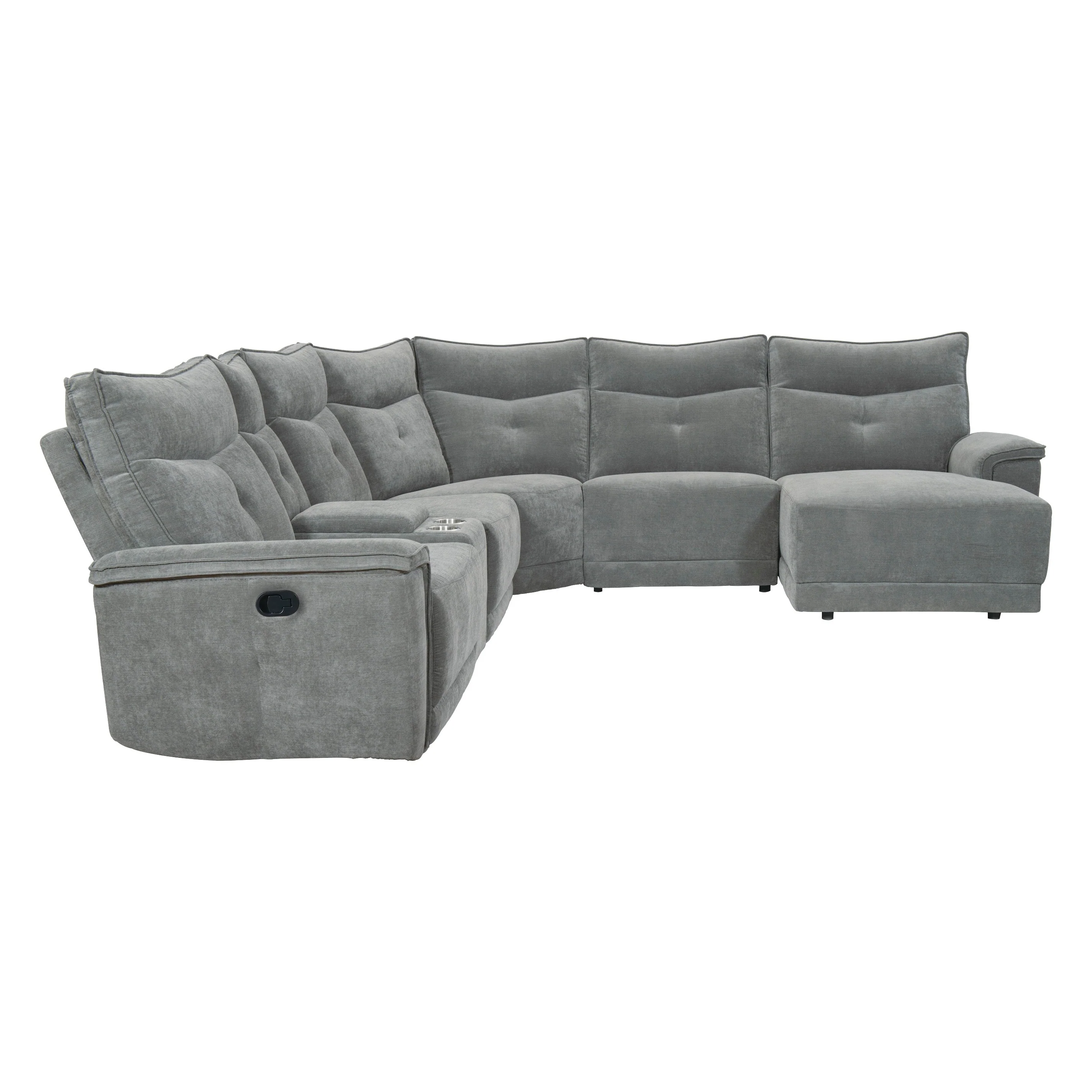 Tesoro 6-piece Modular Reclining Sectional With Right Chaise