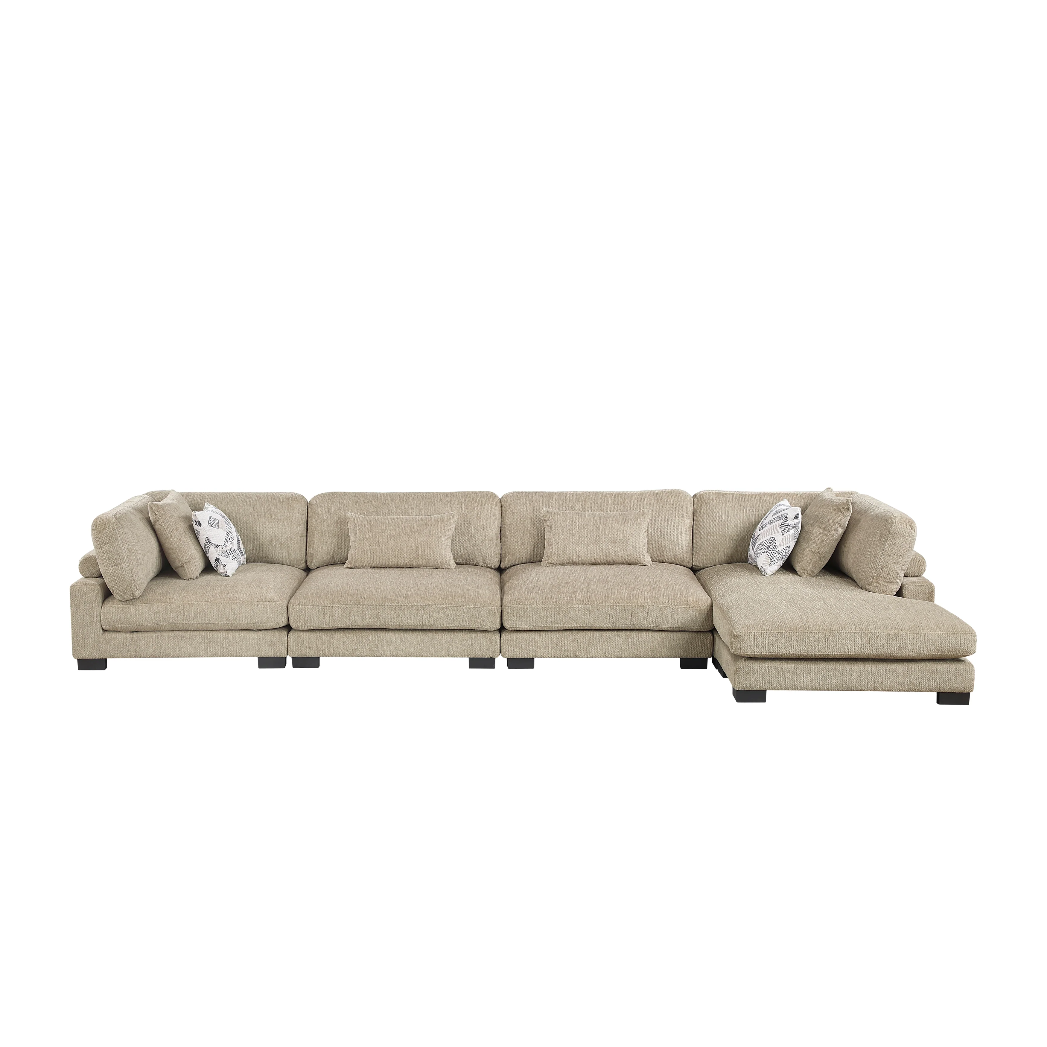 Tinley 4-piece Modular Sectional With Chaise - Image 17