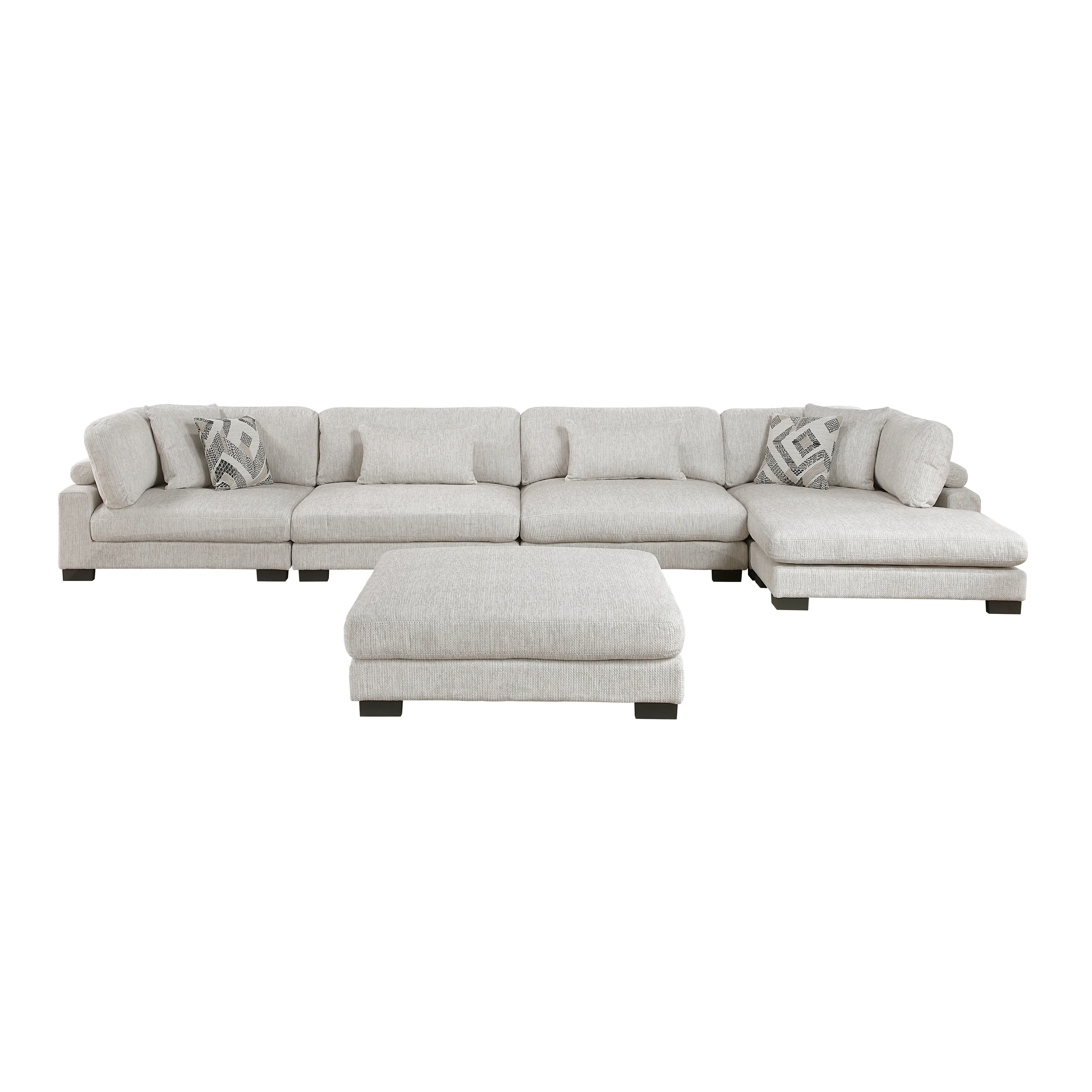 Tinley 5-piece Modular Sectional With Chaise And Ottoman - Image 8