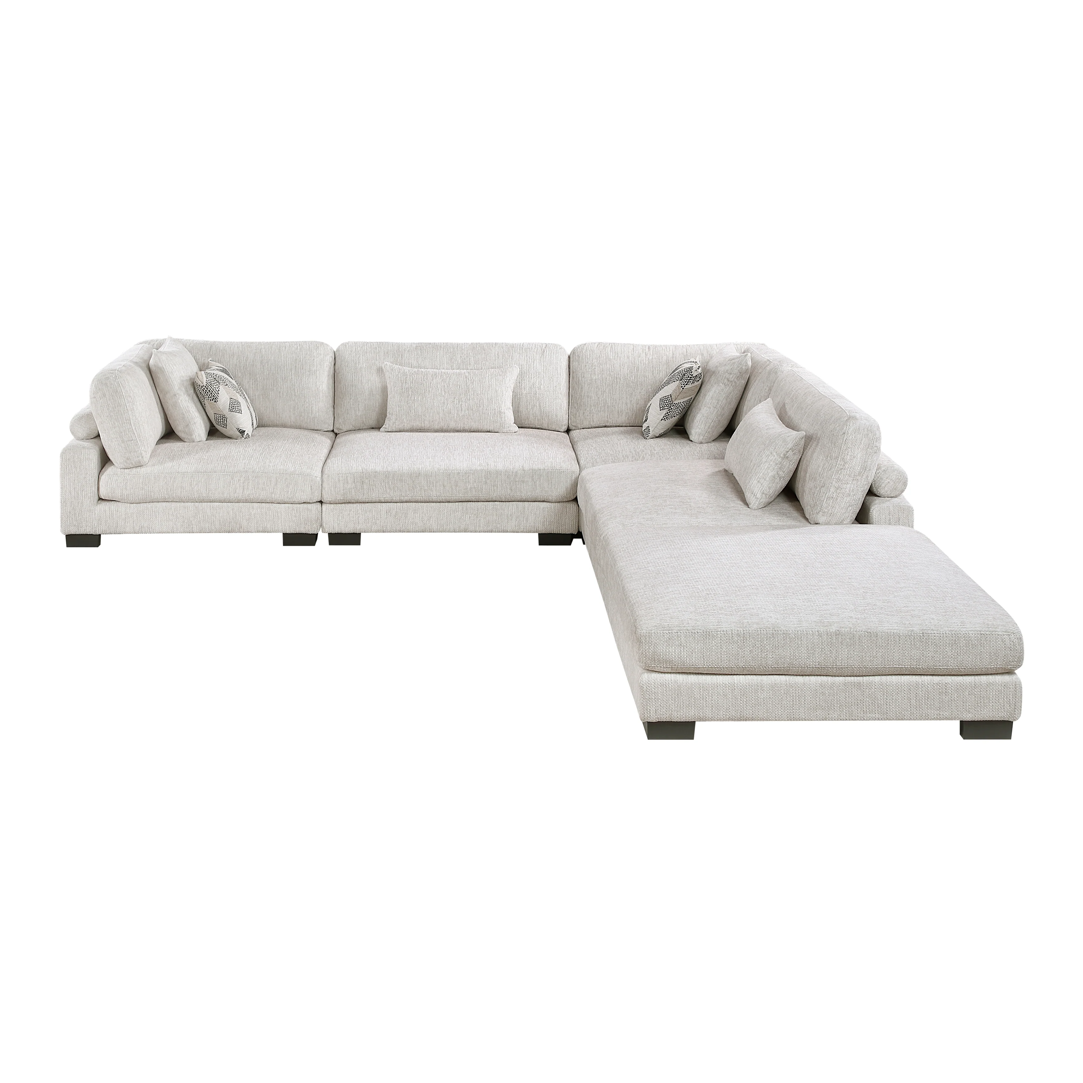 Tinley 5-piece Modular Sectional With Ottoman - Image 15