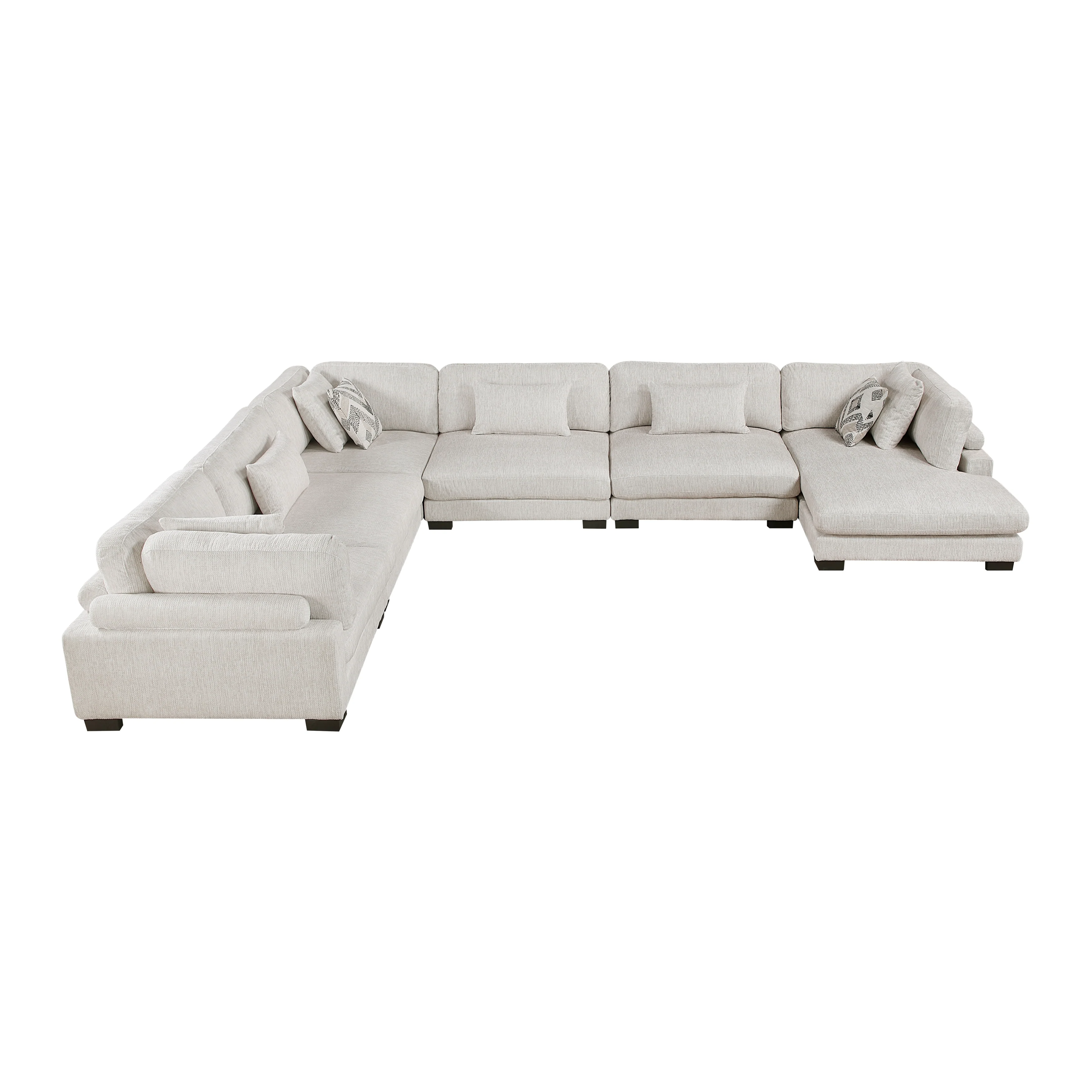 Tinley 6-piece Modular Sectional With Chaise - Image 4