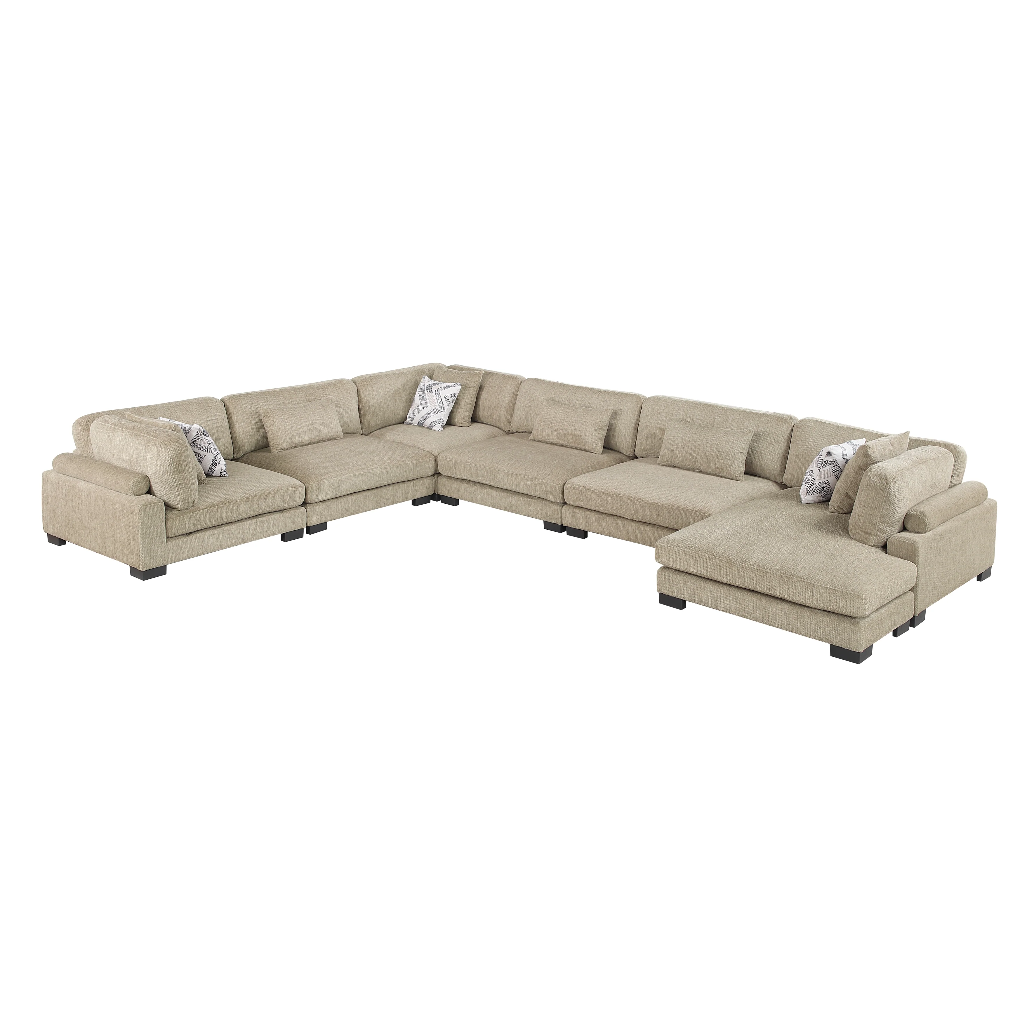Tinley 6-piece Modular Sectional With Chaise - Image 7