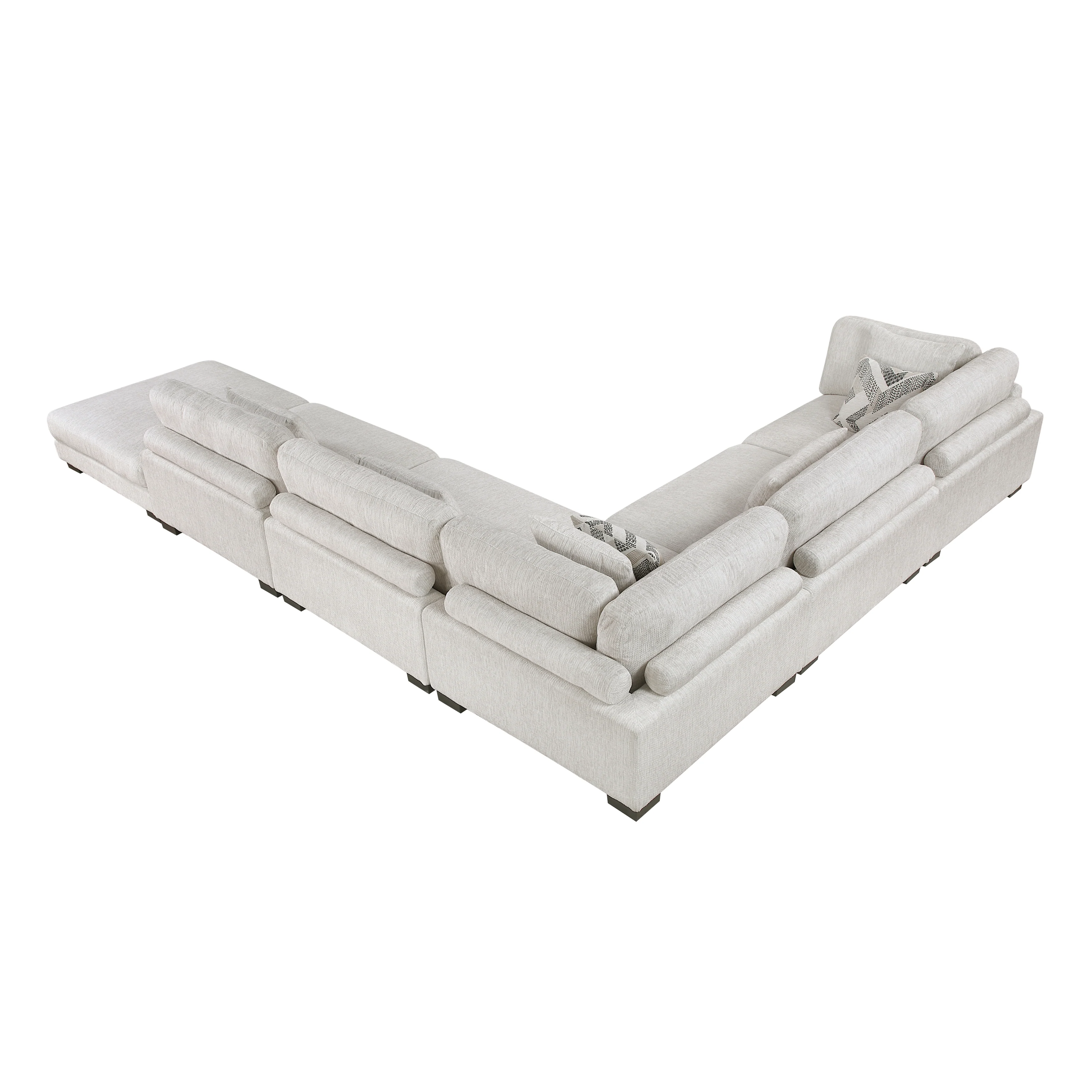 Tinley 6-piece Modular Sectional With Ottoman - Image 10