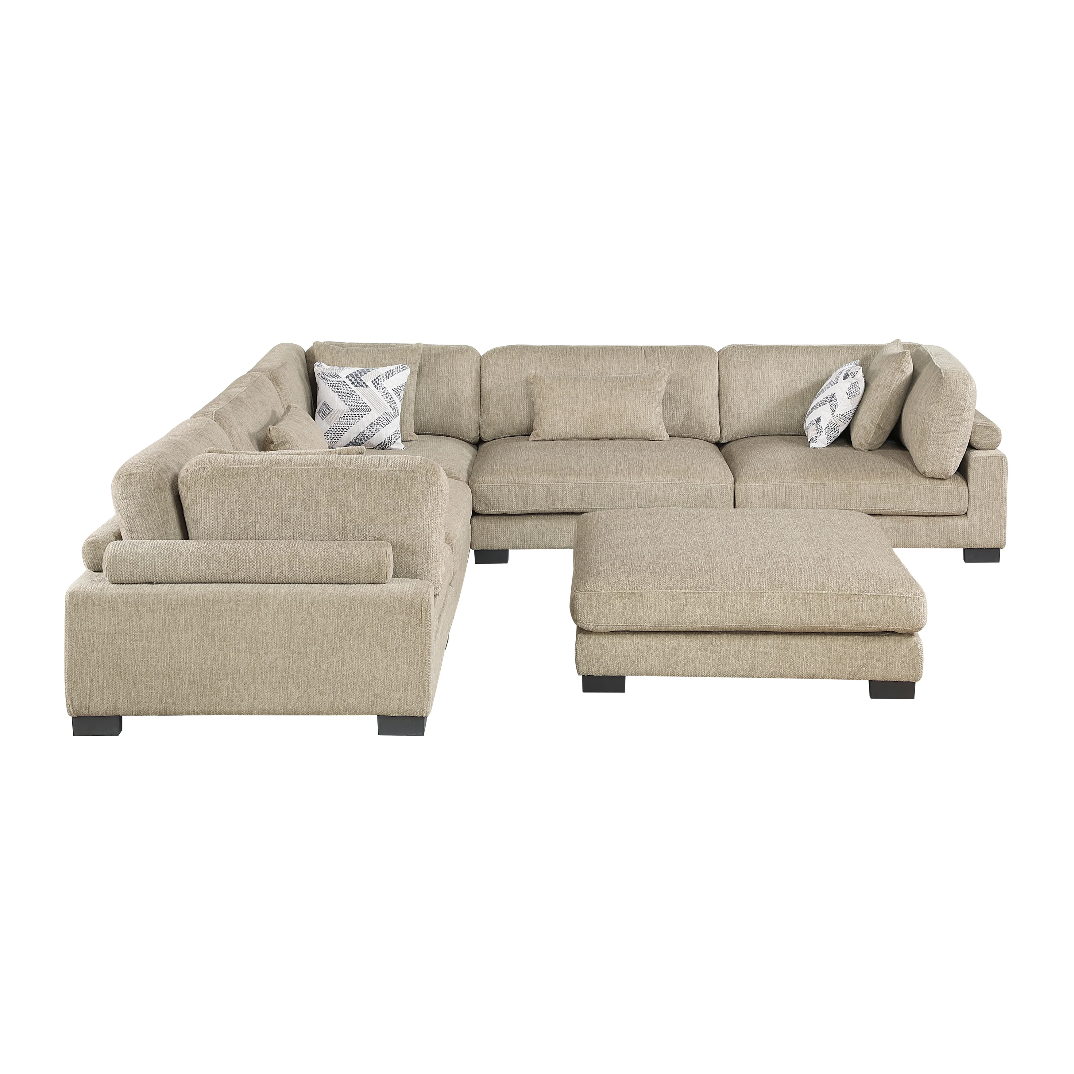 Tinley 6-piece Modular Sectional With Ottoman - Image 19