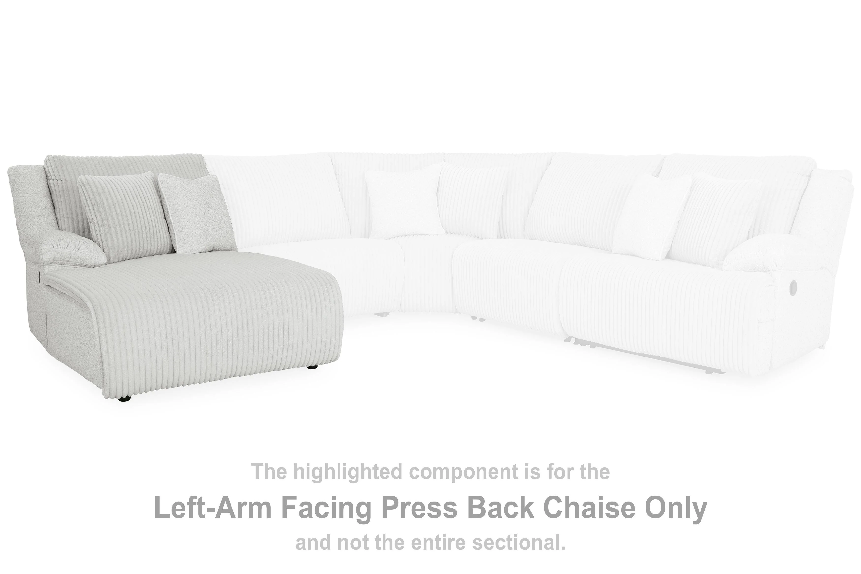 Top Tier Reclining Sectional Sofa with Chaise - Image 5