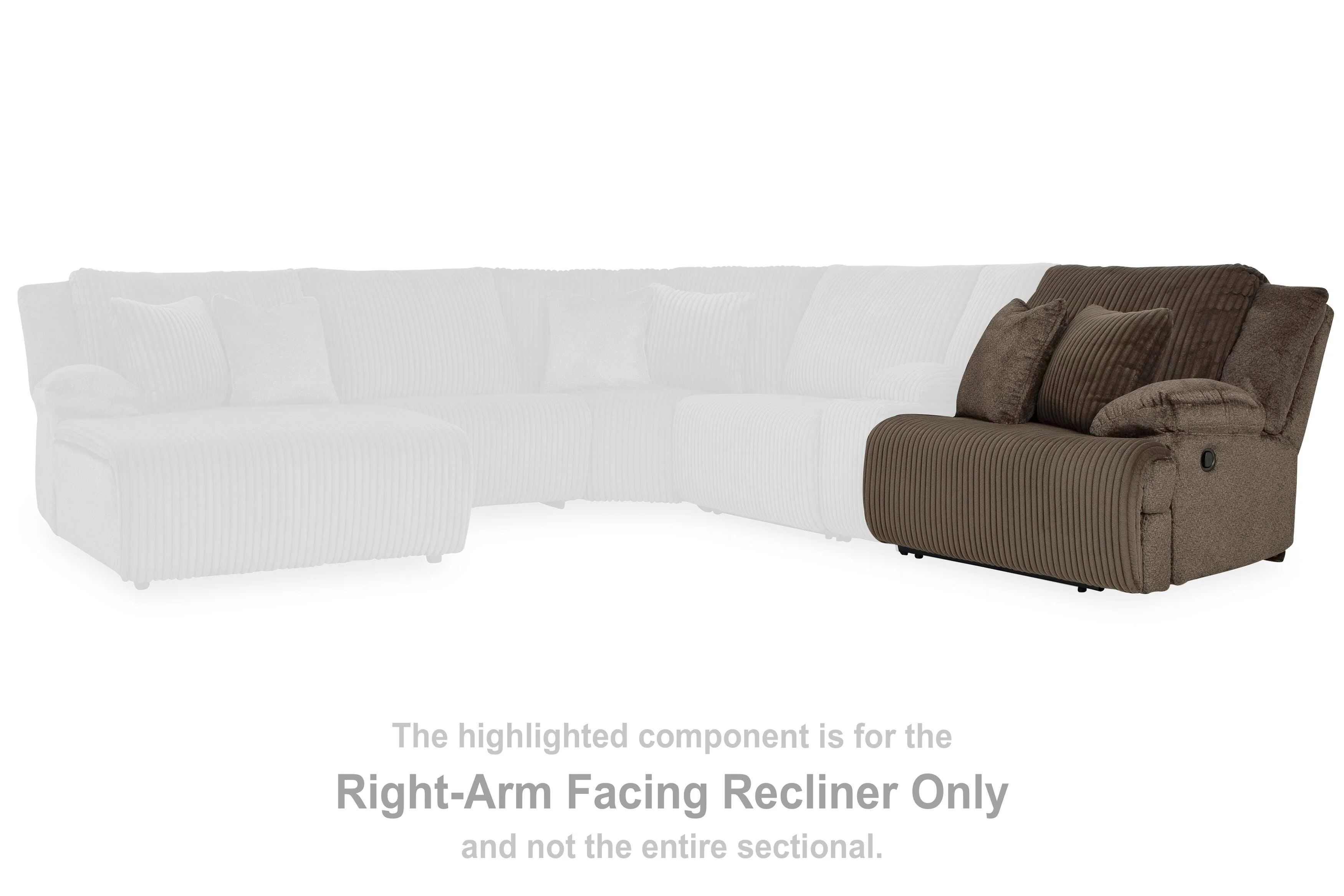 Top Tier Reclining Sectional with Chaise - Image 187