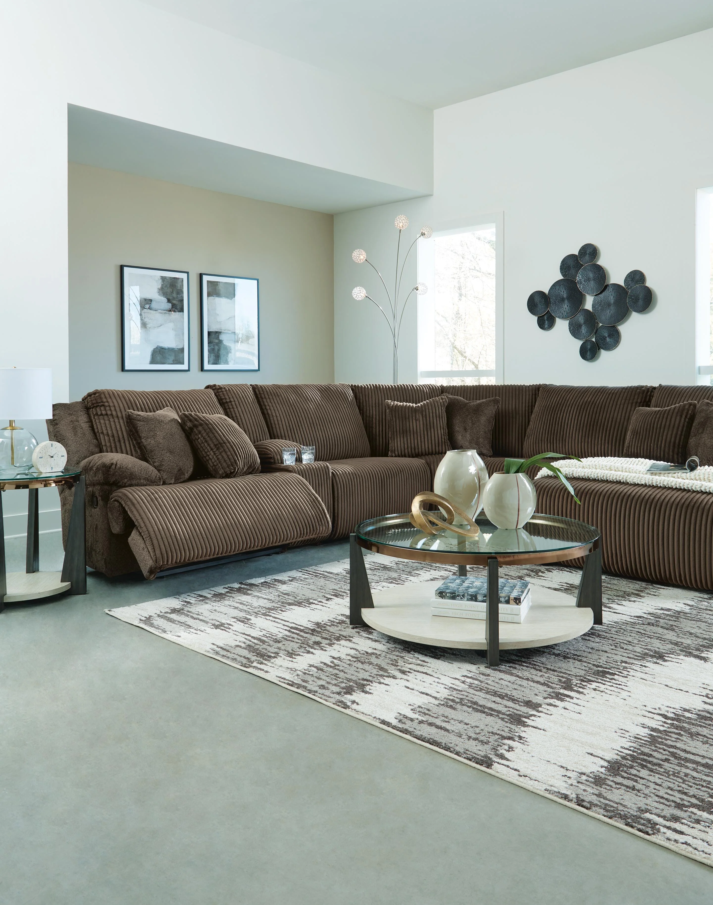 Top Tier Reclining Sofa Chaise Sectional - Image 22