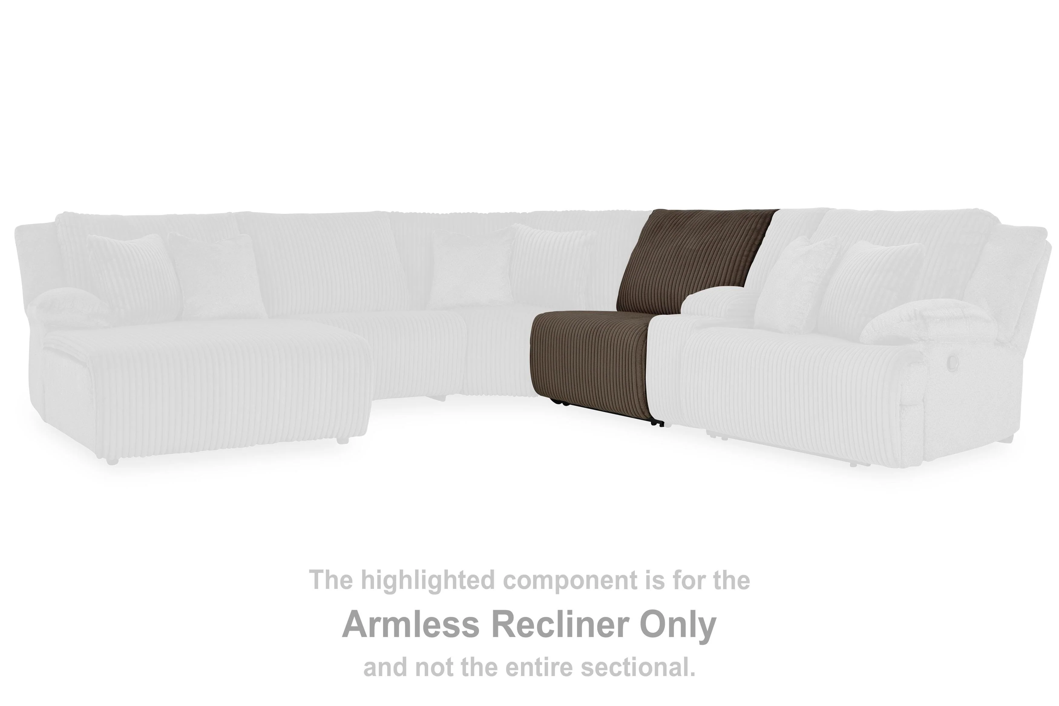 Top Tier Reclining Sofa Chaise Sectional - Image 9