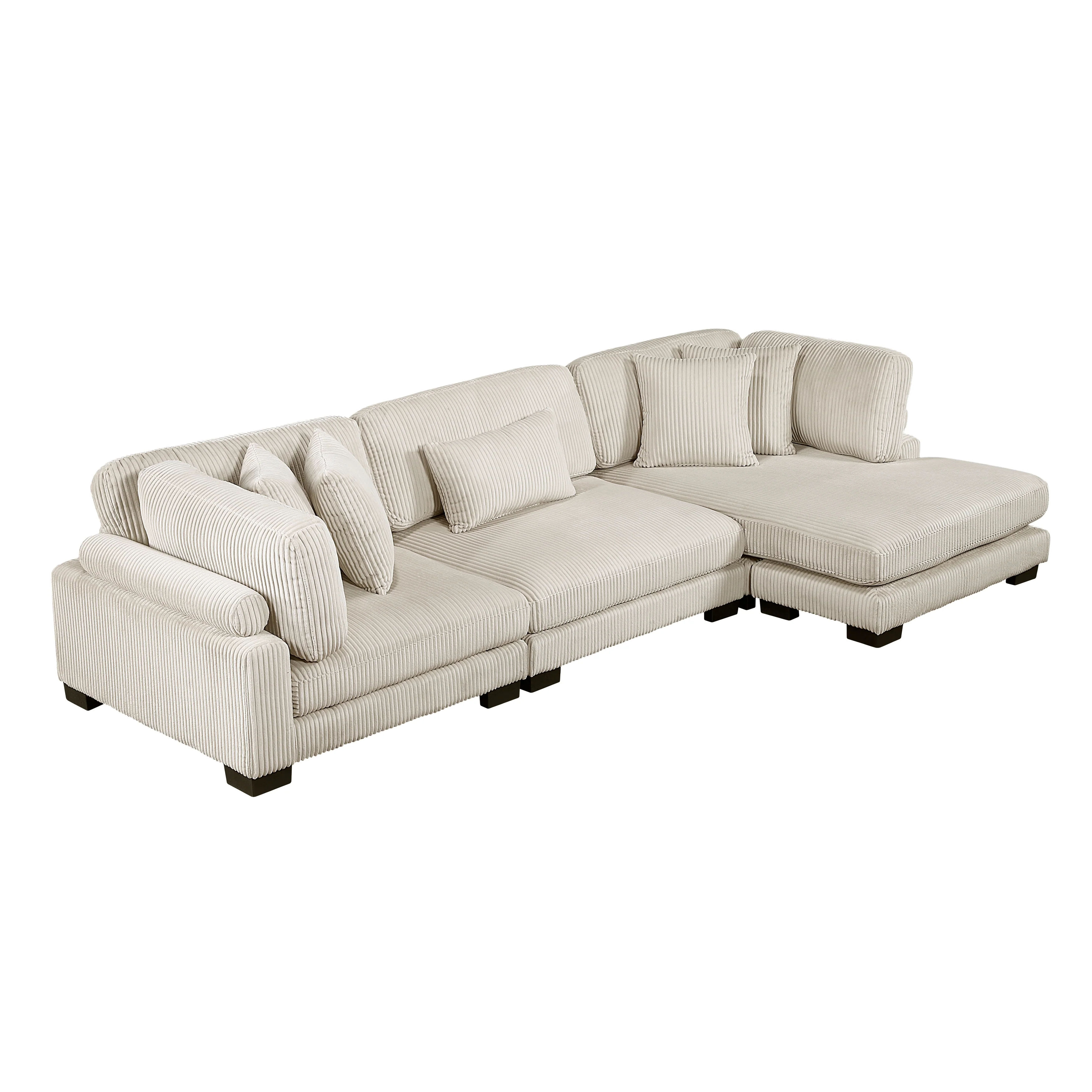 Traverse 3-piece Modular Sectional With Reversible Chaise - Image 2