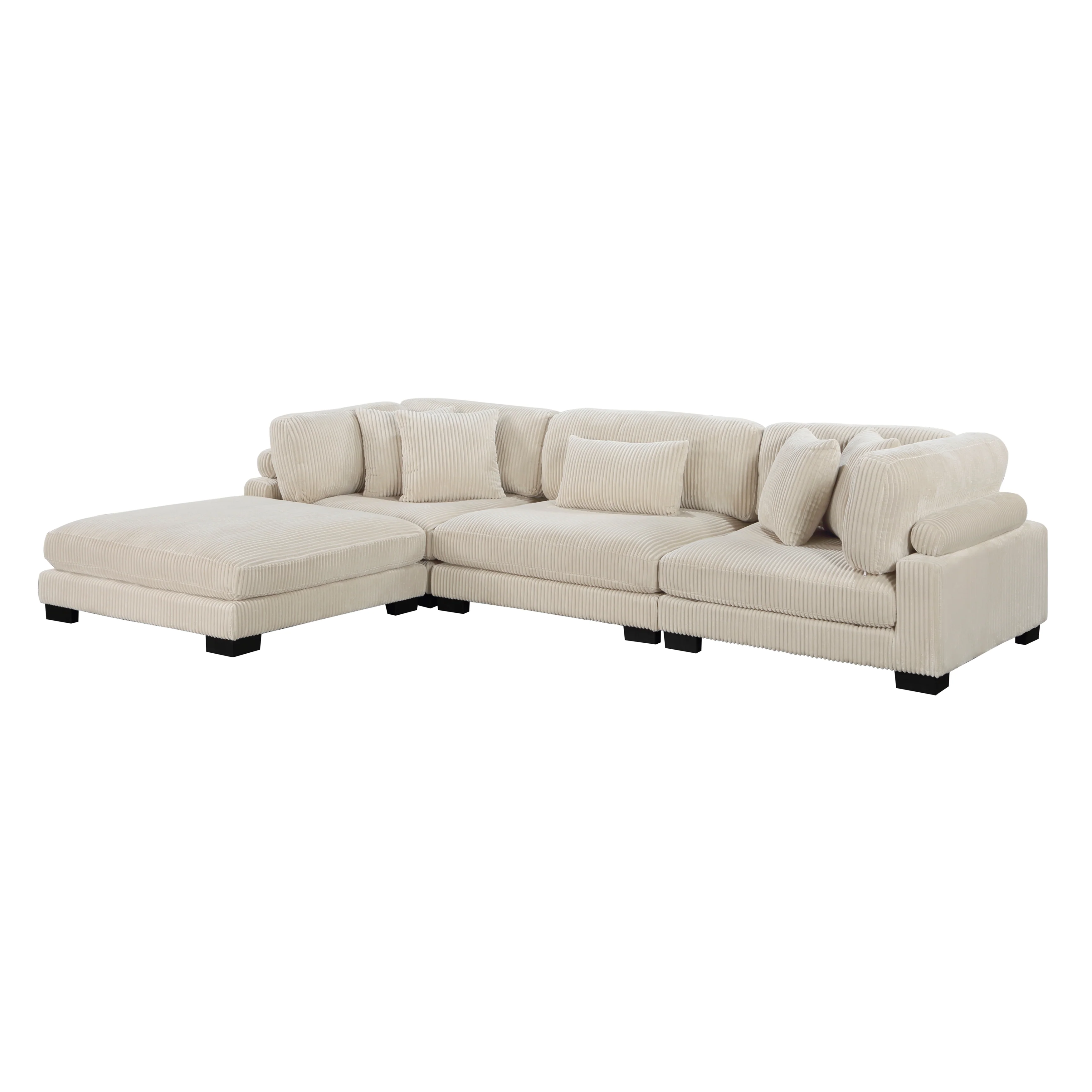 Traverse 4-piece Modular Sectional With Ottoman - Image 27