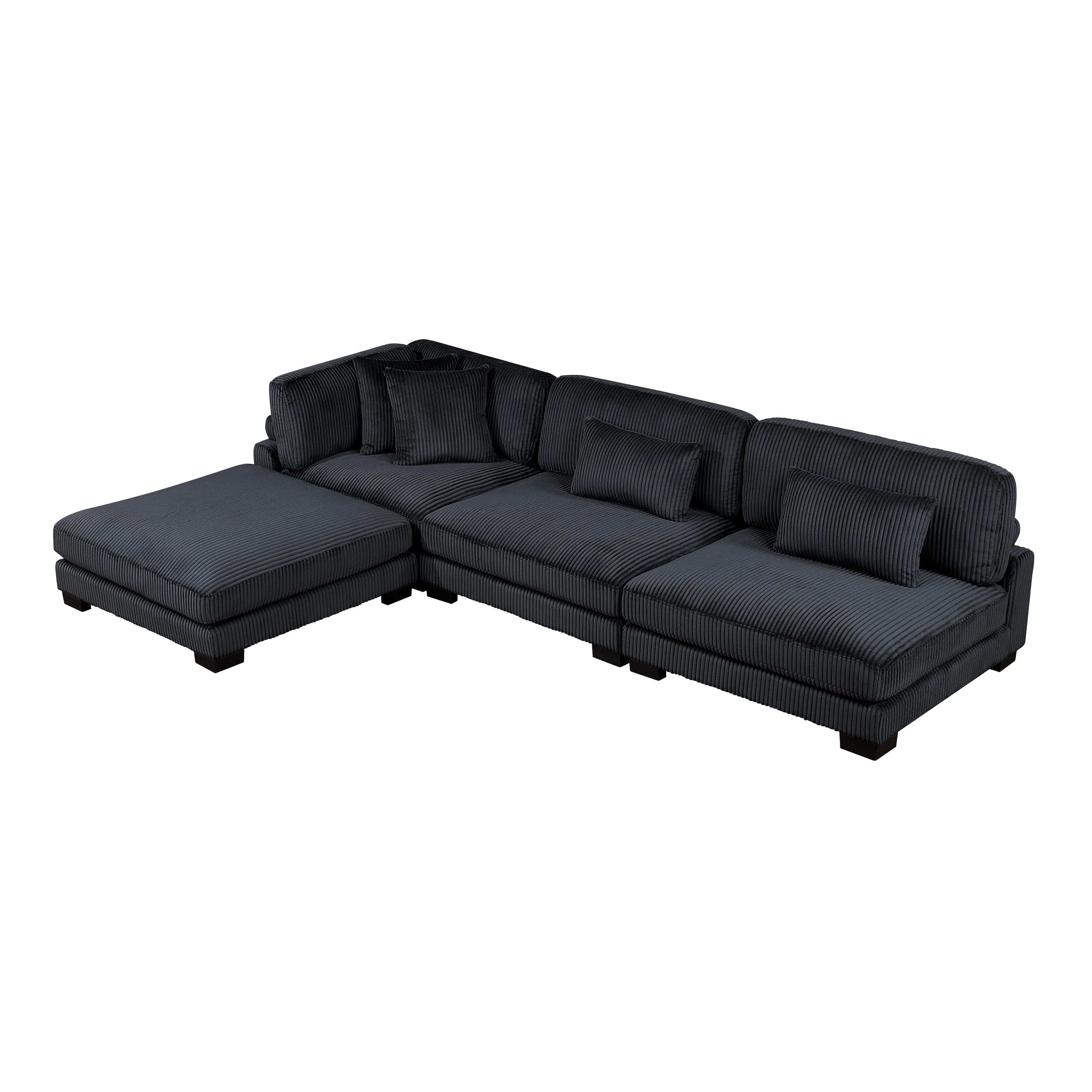 Traverse 4-piece Modular Sectional With Ottoman - Image 28