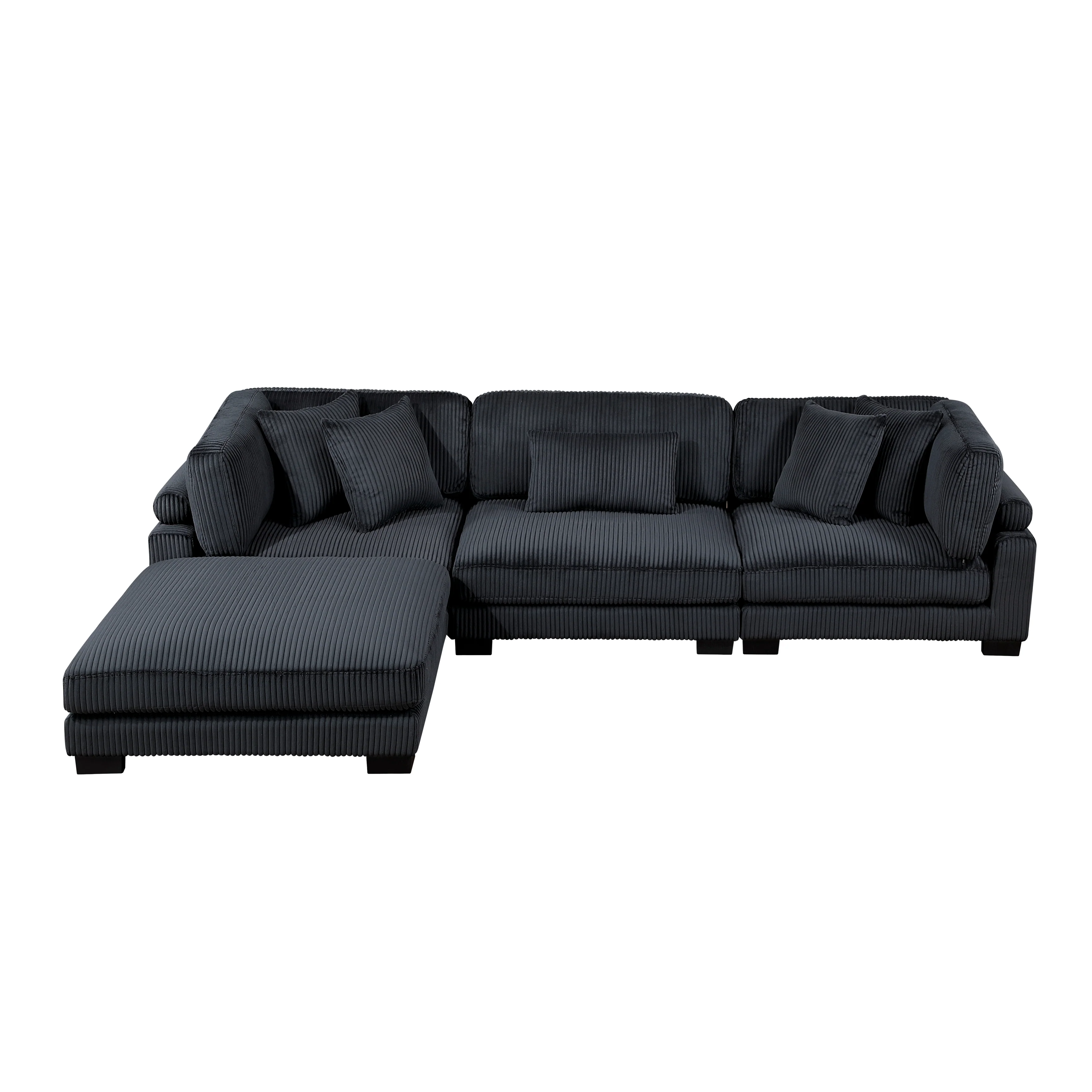 Traverse 4-piece Modular Sectional With Ottoman - Image 33