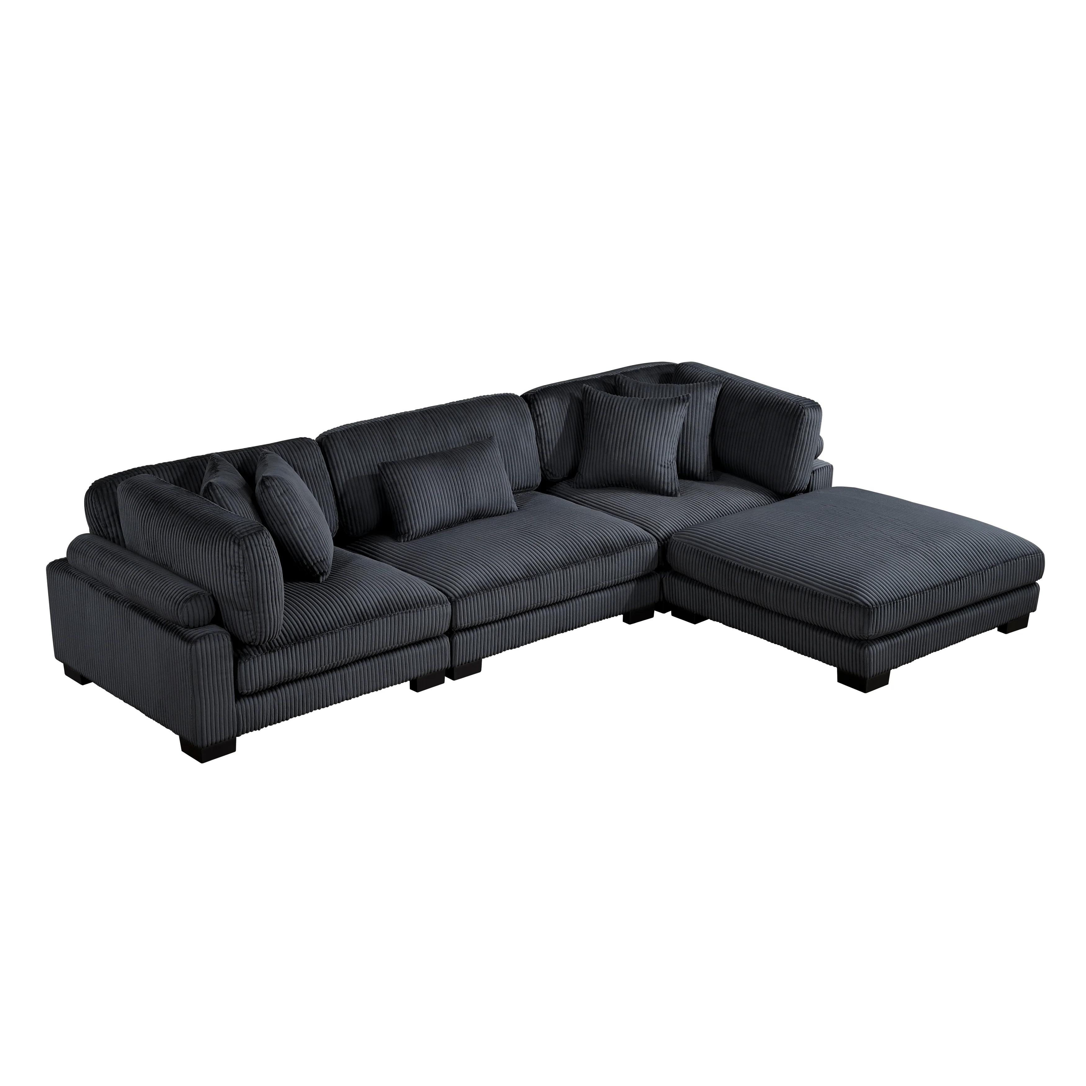 Traverse 4-piece Modular Sectional With Ottoman - Image 35