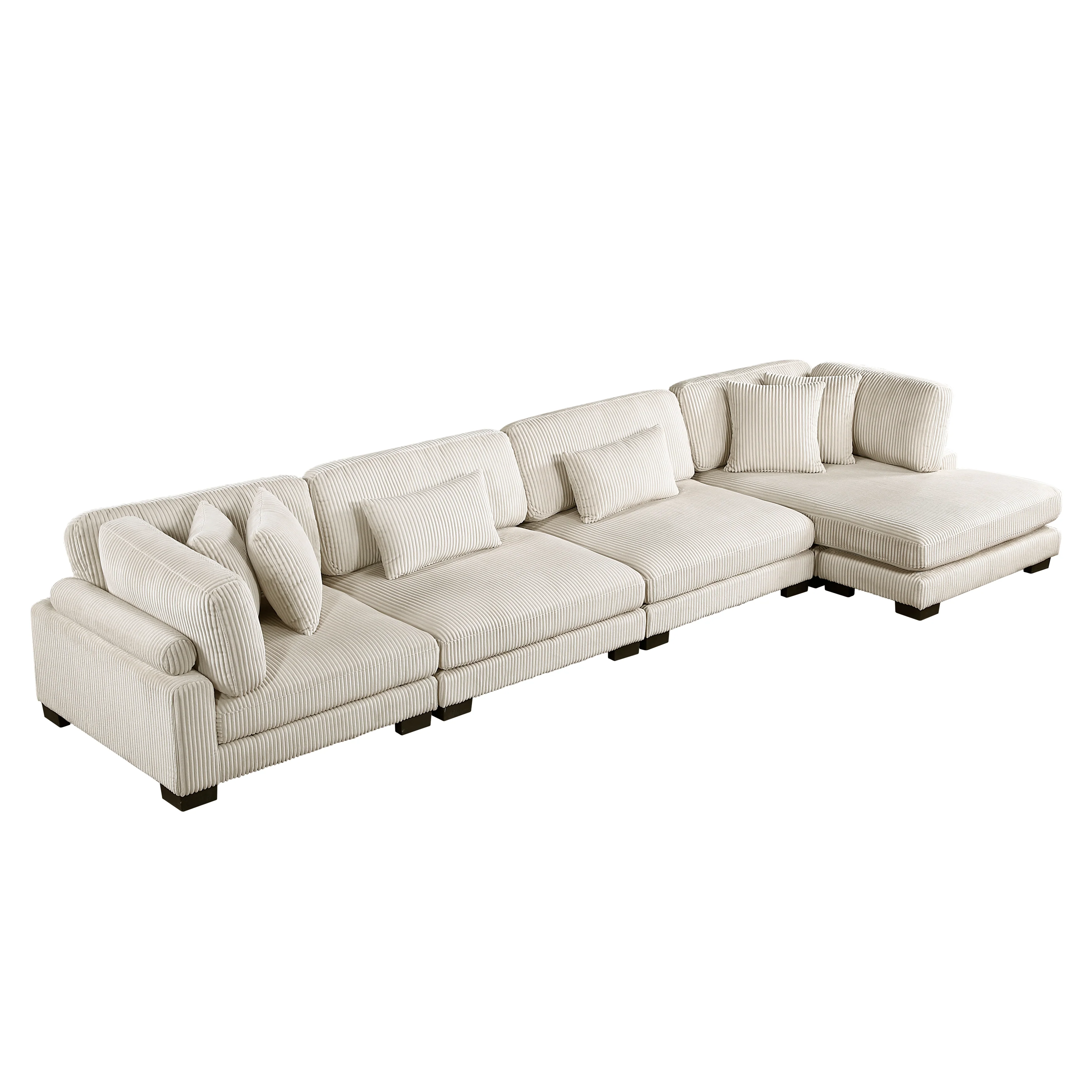 Traverse 4-piece Modular Sectional With Reversible Chaise - Image 13