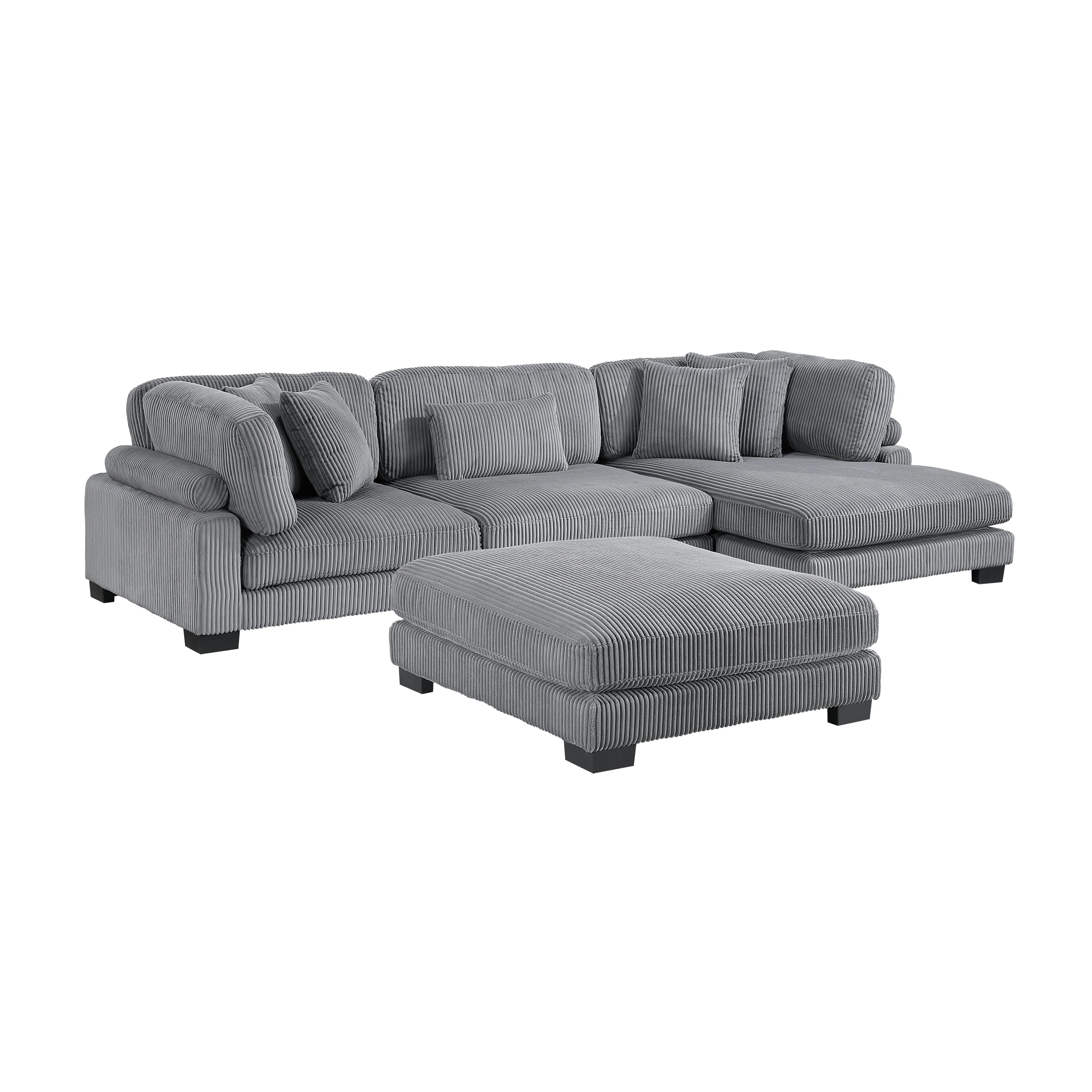 Traverse 4-piece Modular Sectional With Reversible Chaise And Ottoman - Image 20