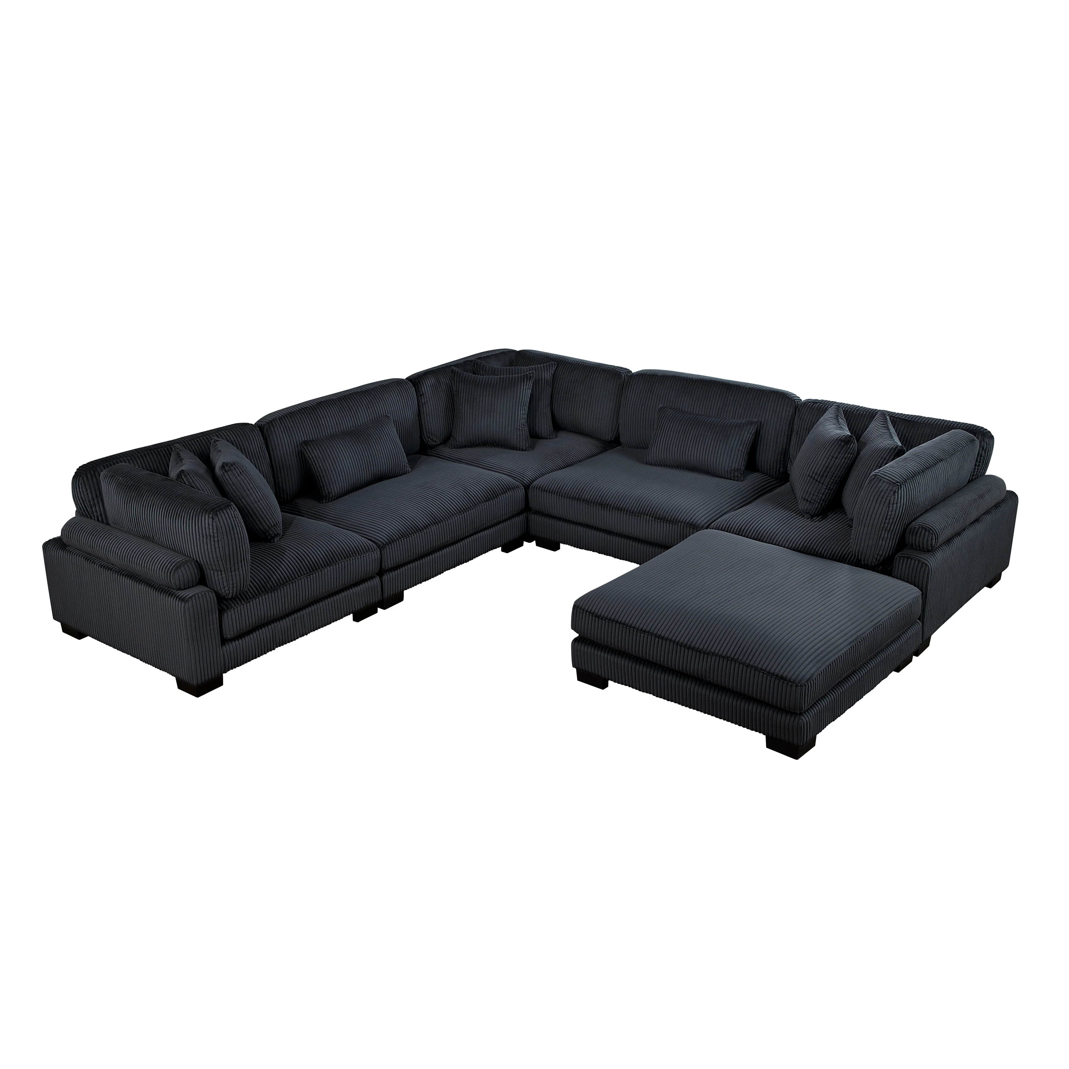 Traverse 6-piece Modular Sectional With Ottoman - Image 19