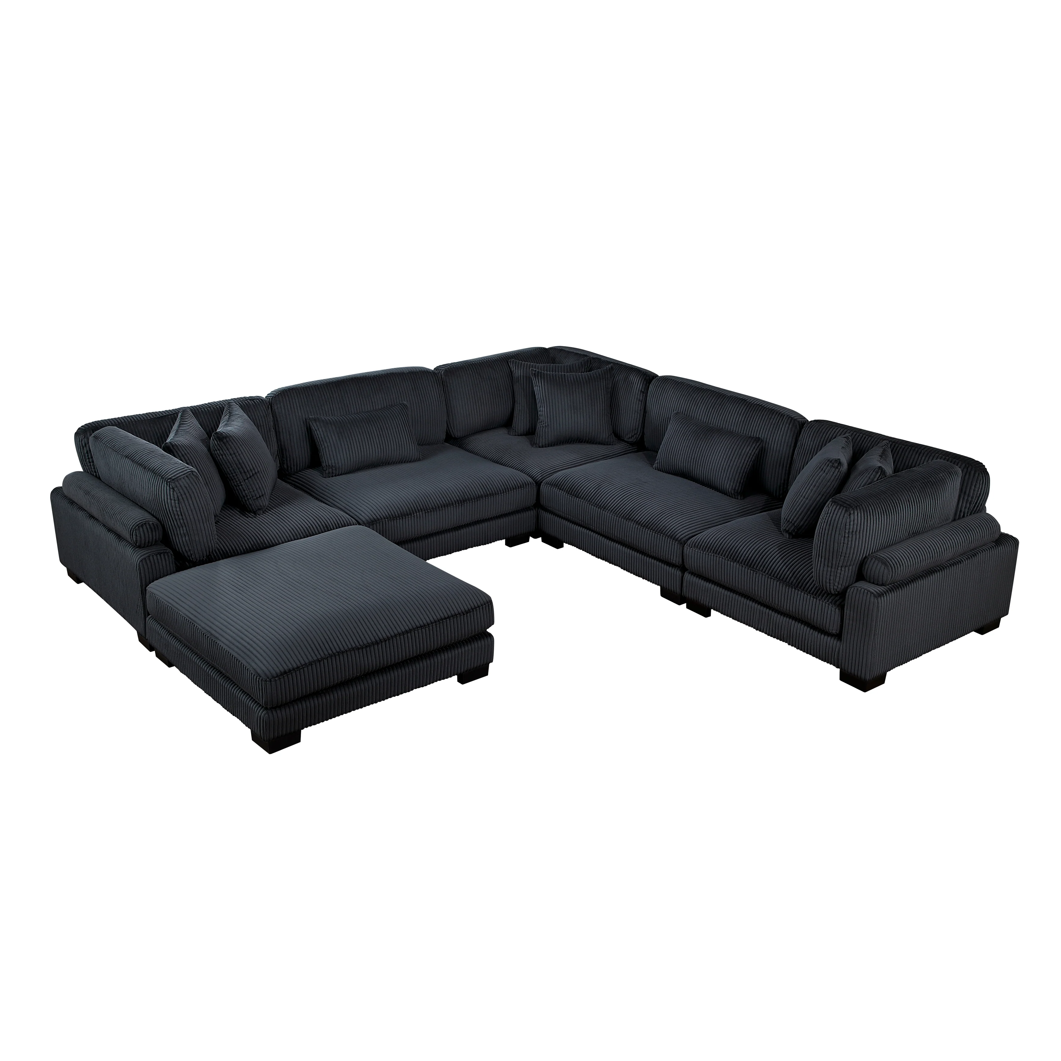 Traverse 6-piece Modular Sectional With Ottoman - Image 20