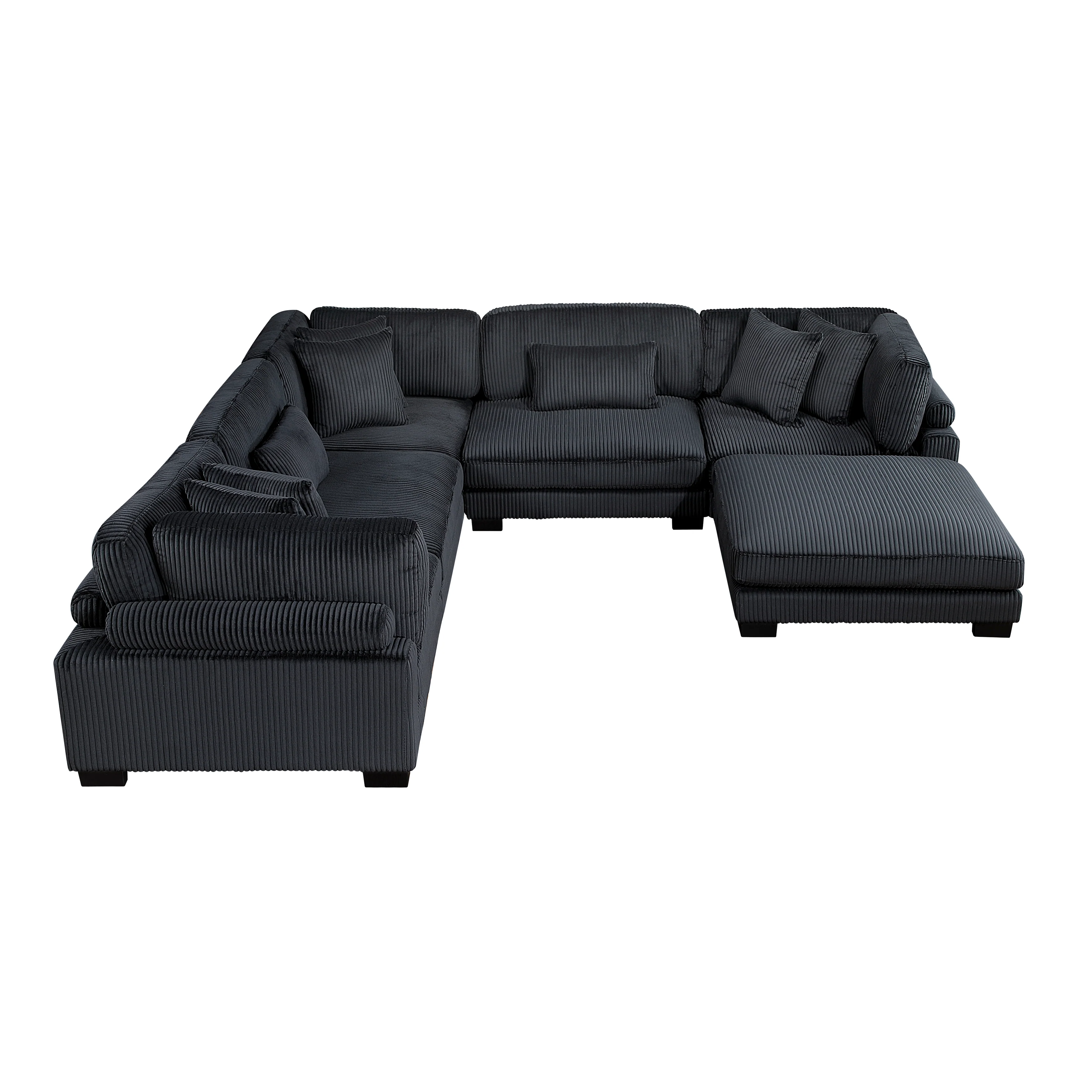 Traverse 6-piece Modular Sectional With Ottoman - Image 21