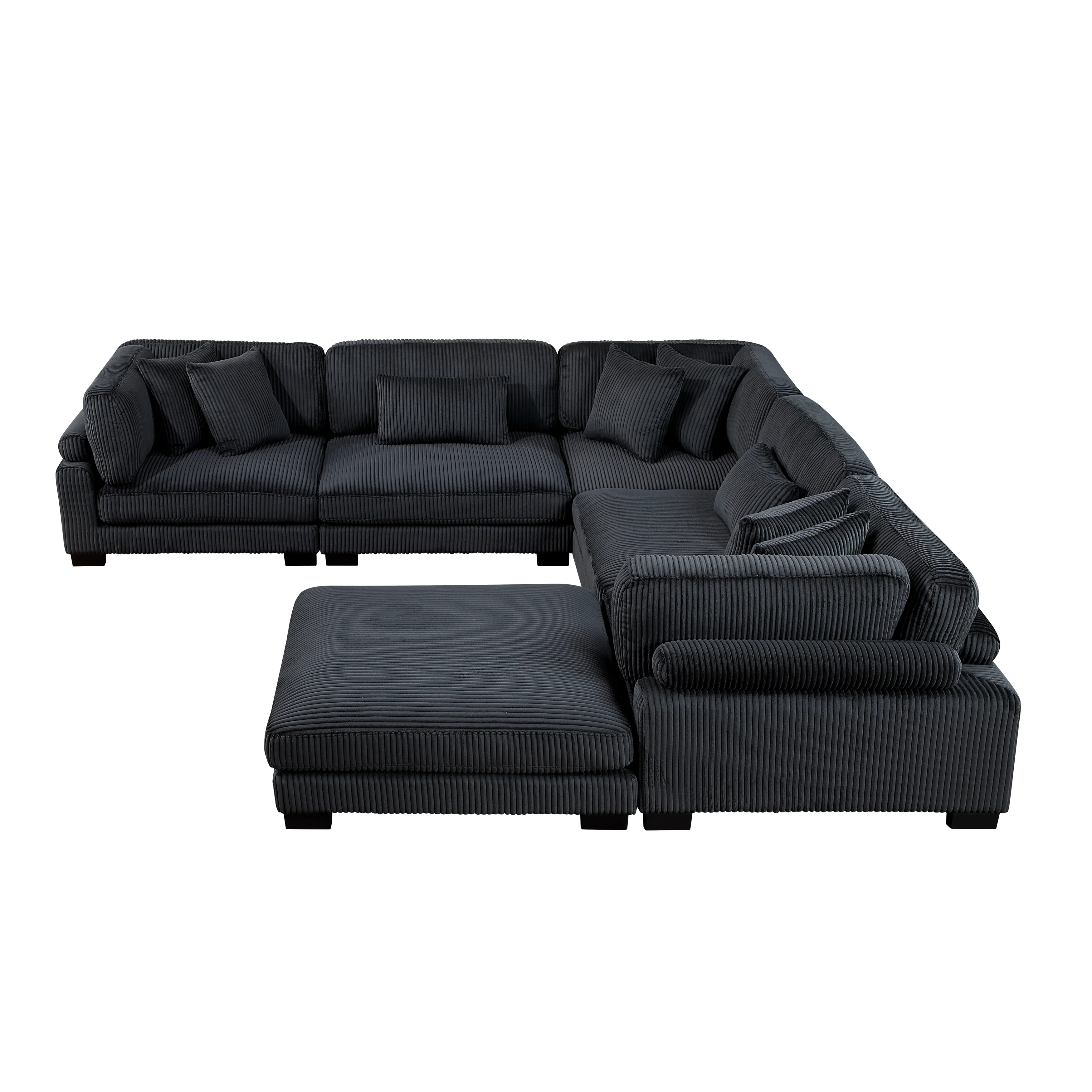 Traverse 6-piece Modular Sectional With Ottoman - Image 23