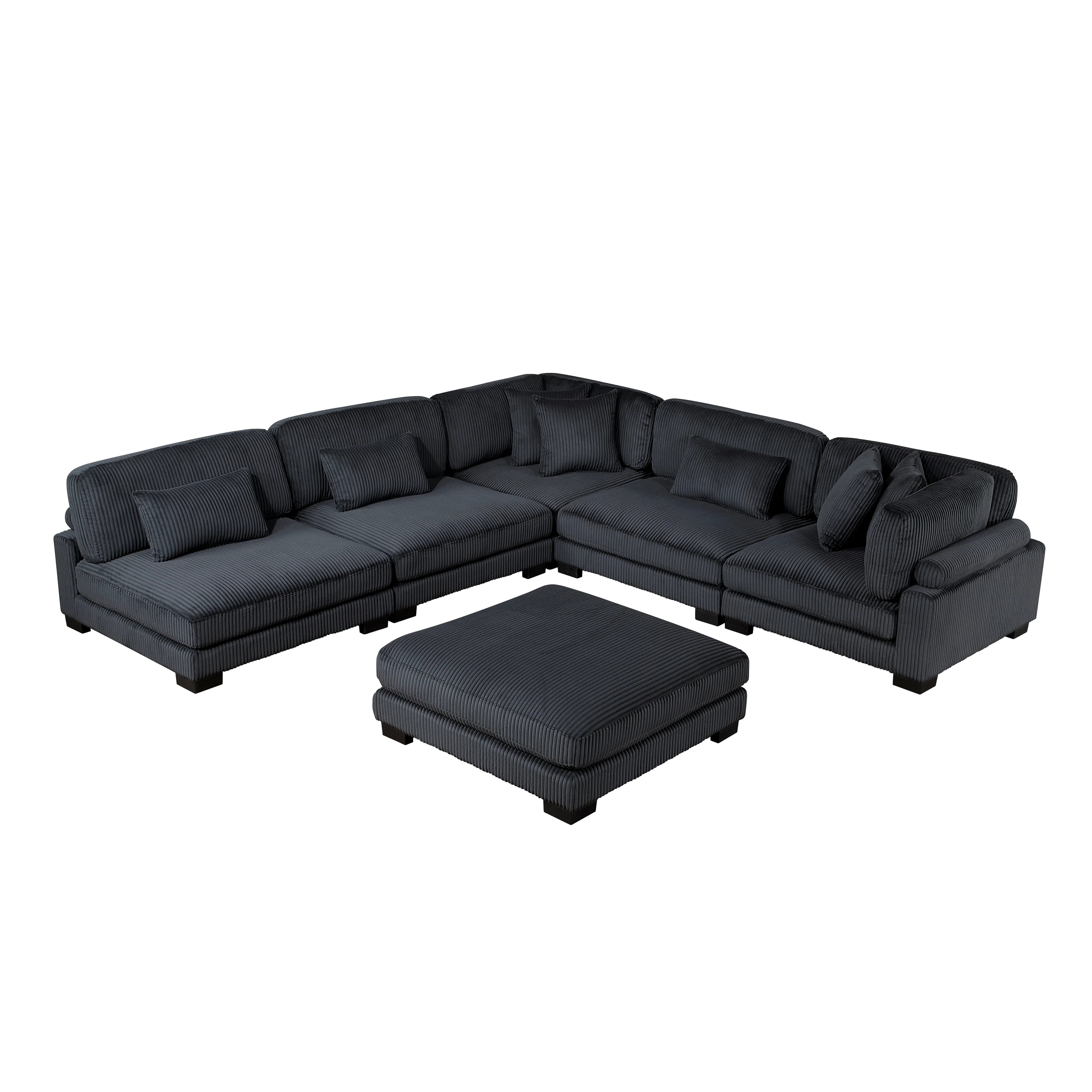 Traverse 6-piece Modular Sectional With Ottoman - Image 24