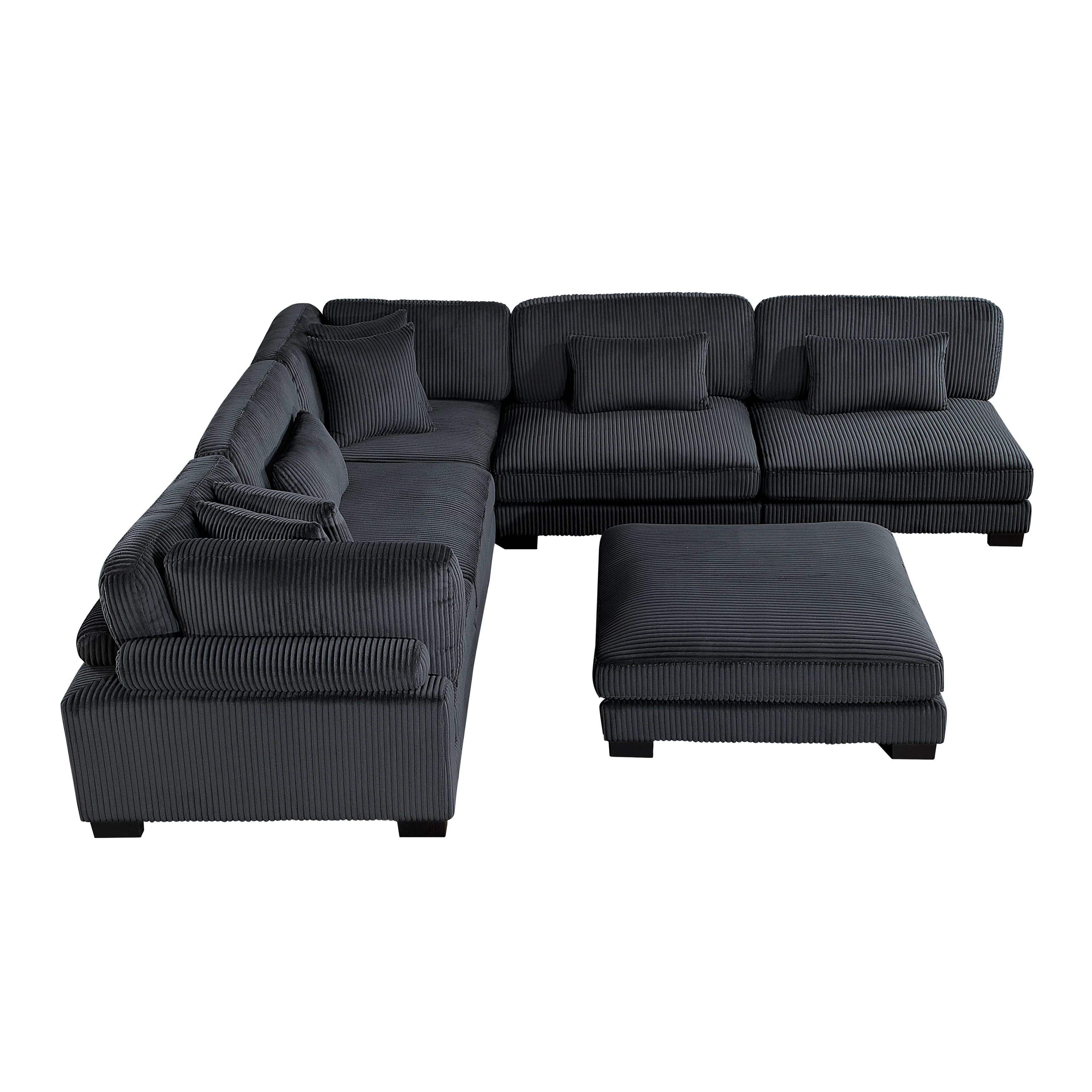 Traverse 6-piece Modular Sectional With Ottoman - Image 27