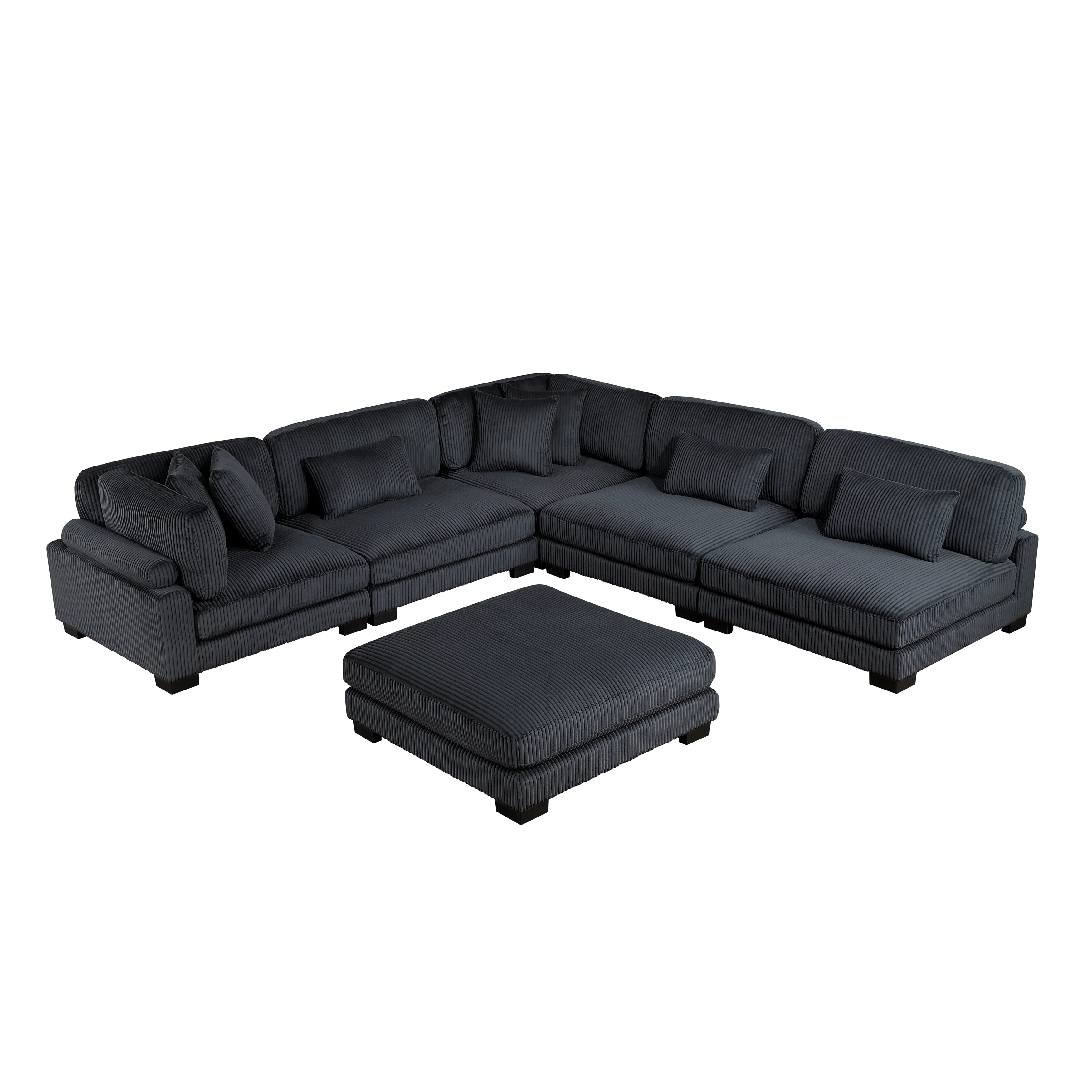 Traverse 6-piece Modular Sectional With Ottoman - Image 28
