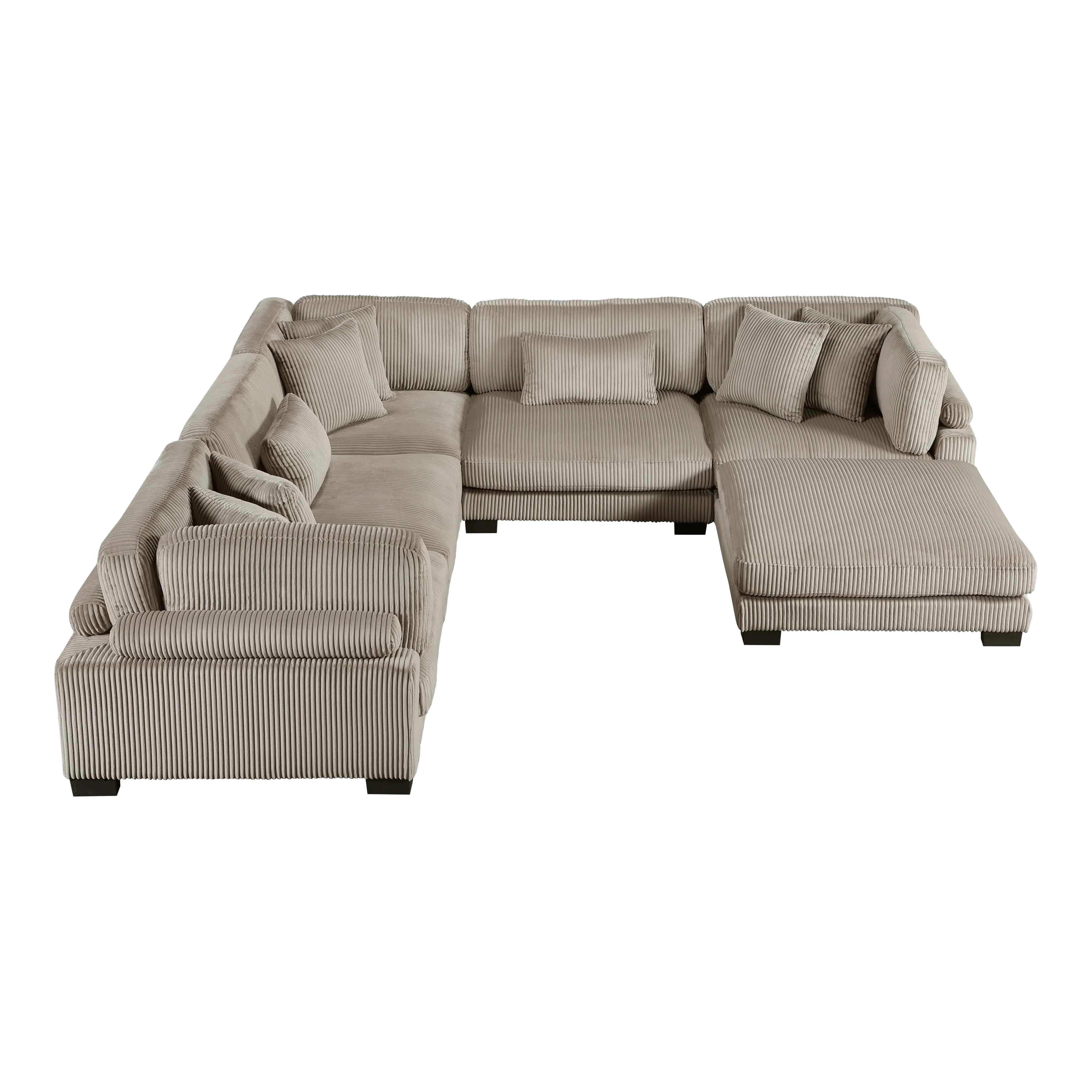 Traverse 6-piece Modular Sectional With Ottoman - Image 30