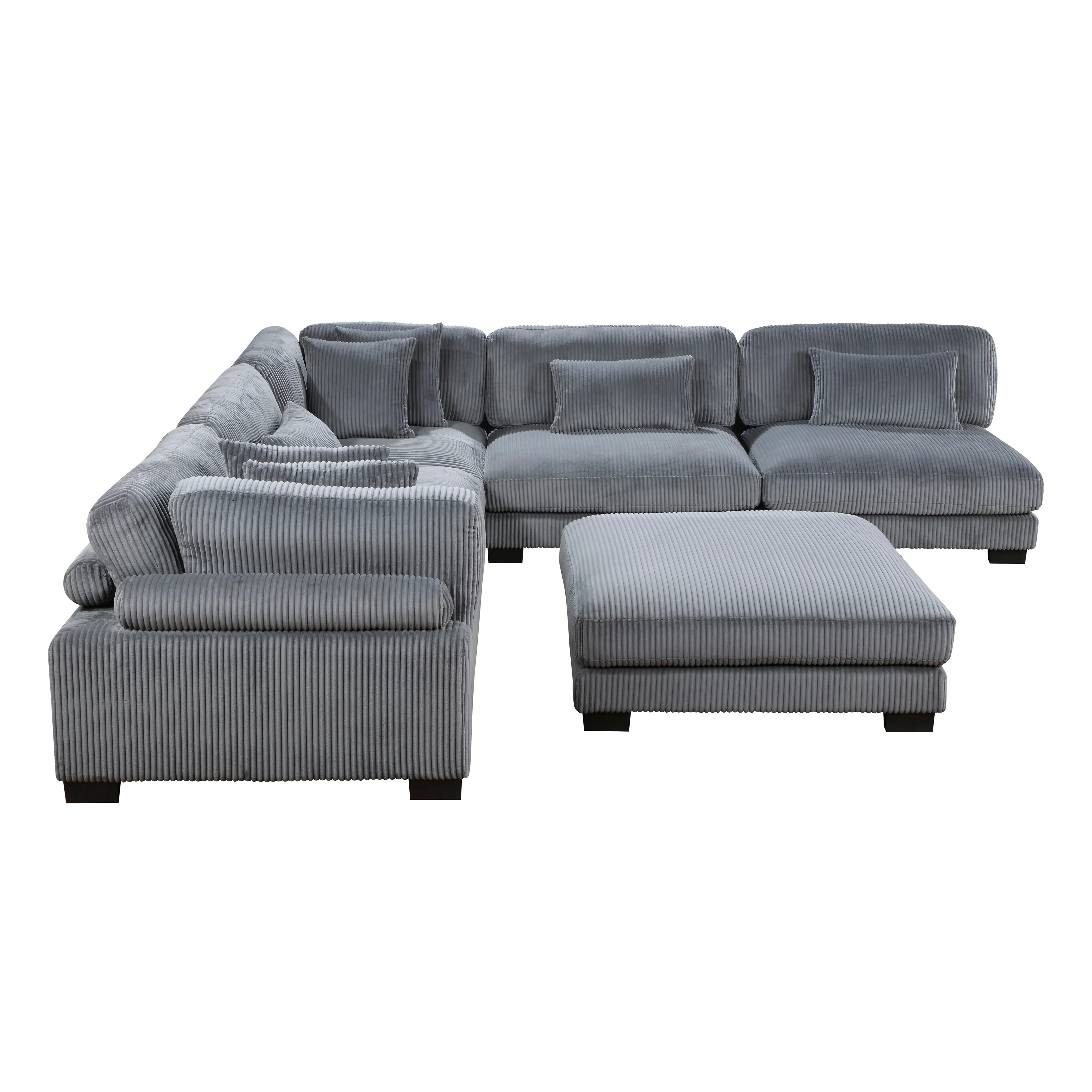 Traverse 6-piece Modular Sectional With Ottoman - Image 39