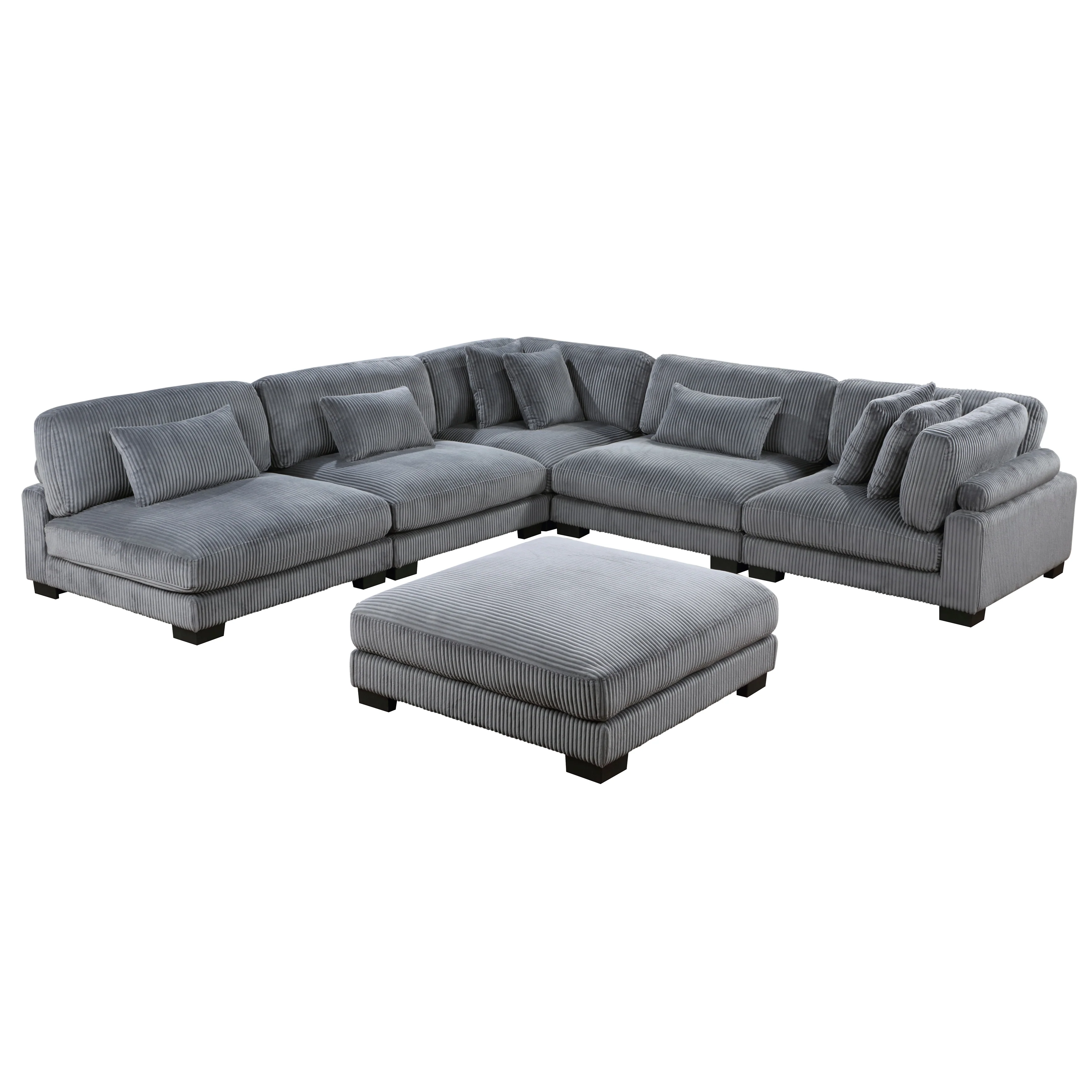 Traverse 6-piece Modular Sectional With Ottoman - Image 40