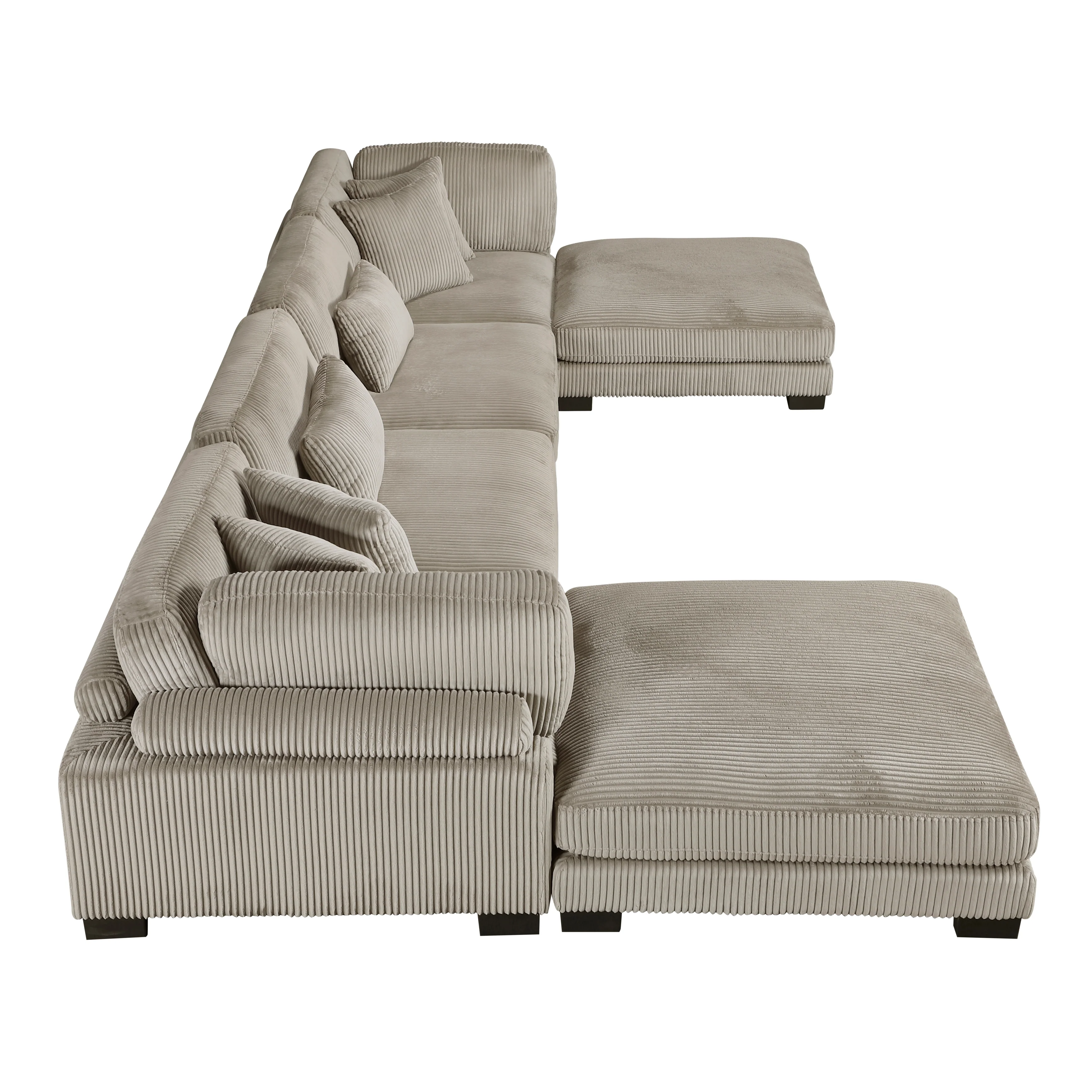 Traverse 6-piece Modular Sectional With Ottomans - Image 17