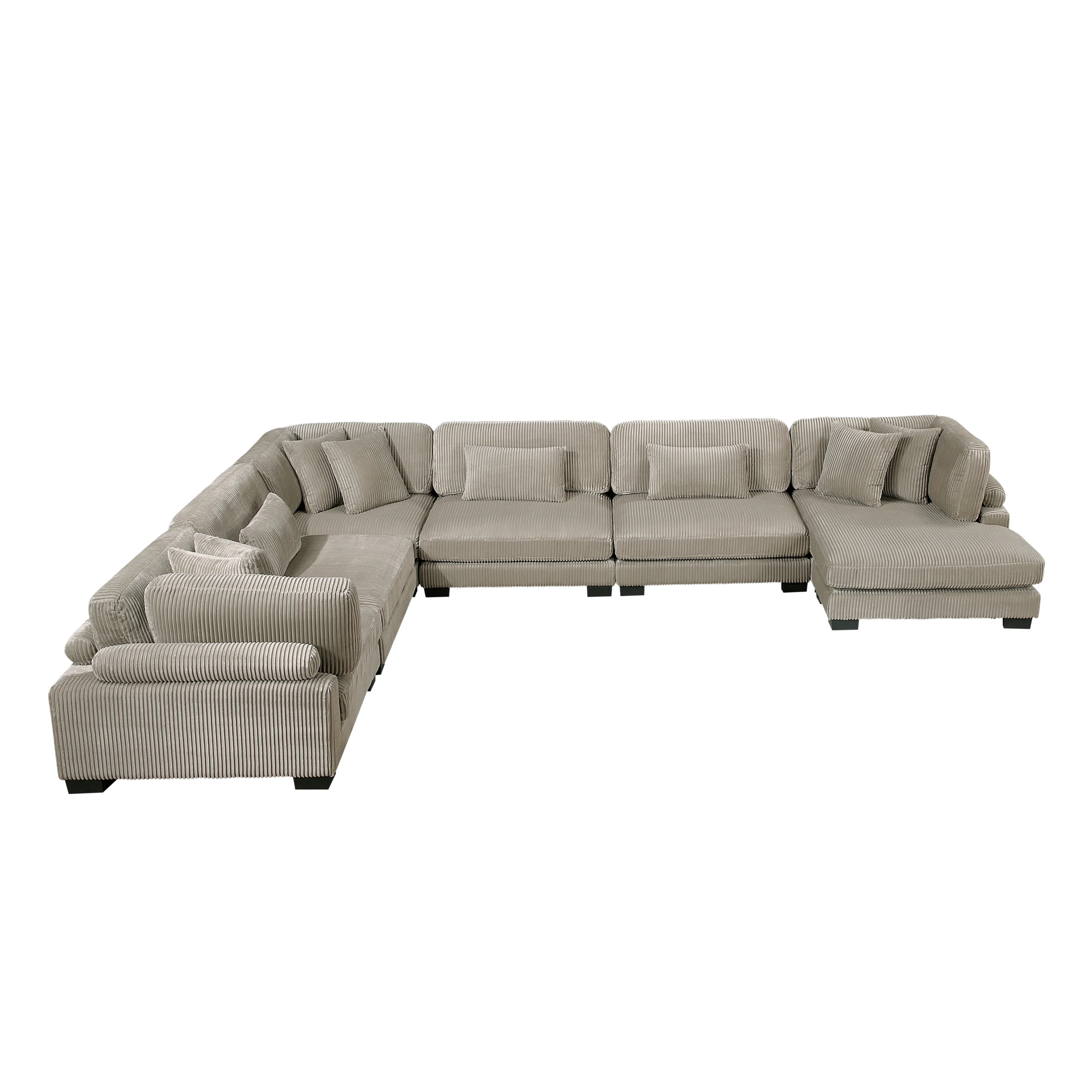Traverse 6-piece Modular Sectional With Reversible Chaise - Image 13